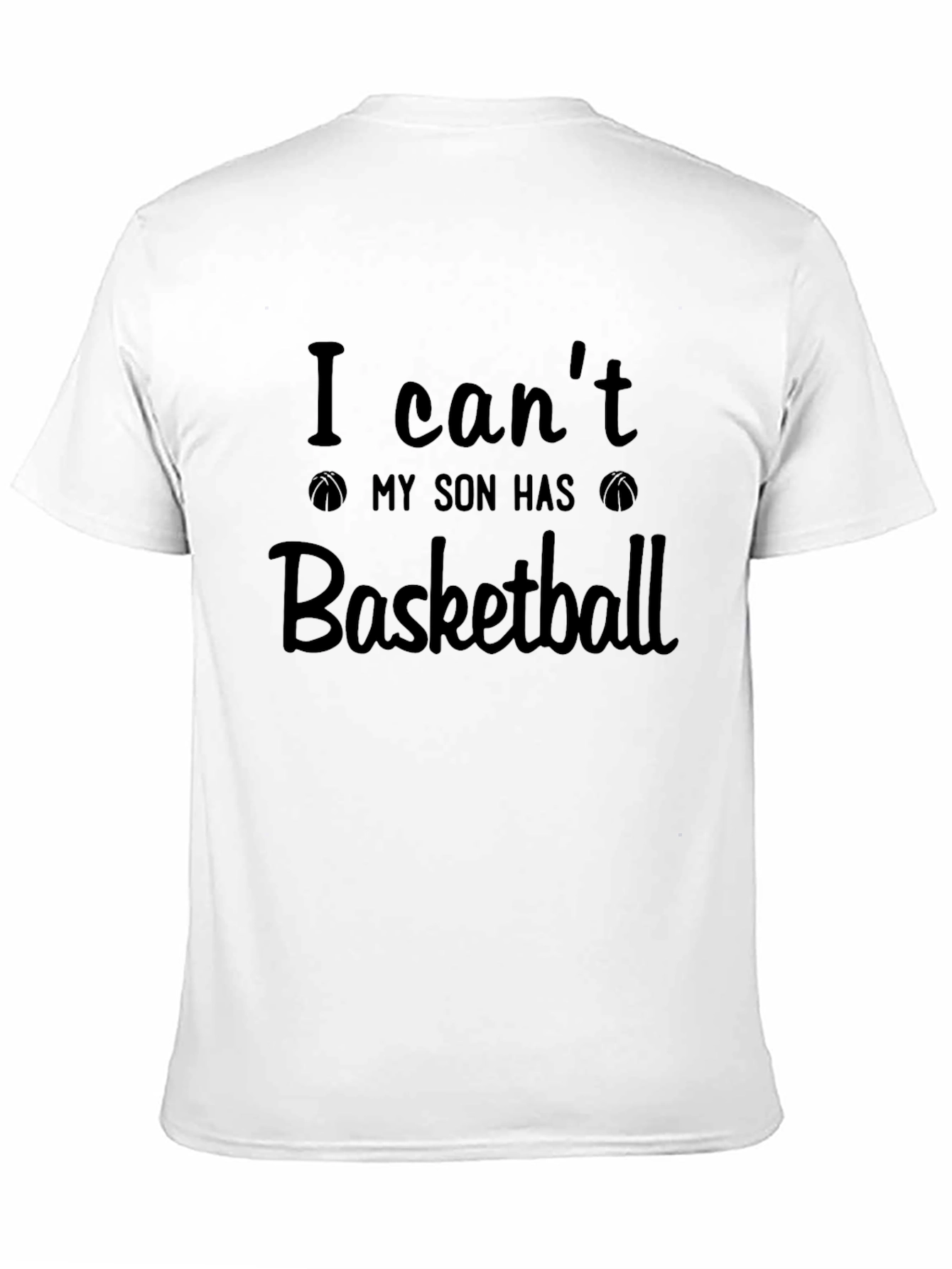 Black Funny Dad's Basketball T-Shirt view 11
