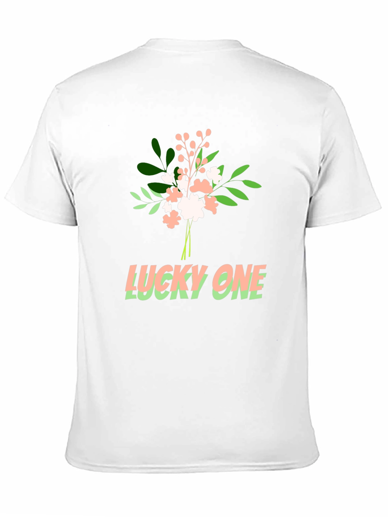 Black Lucky One Graphic Tee - Soft Cotton Blend view 11