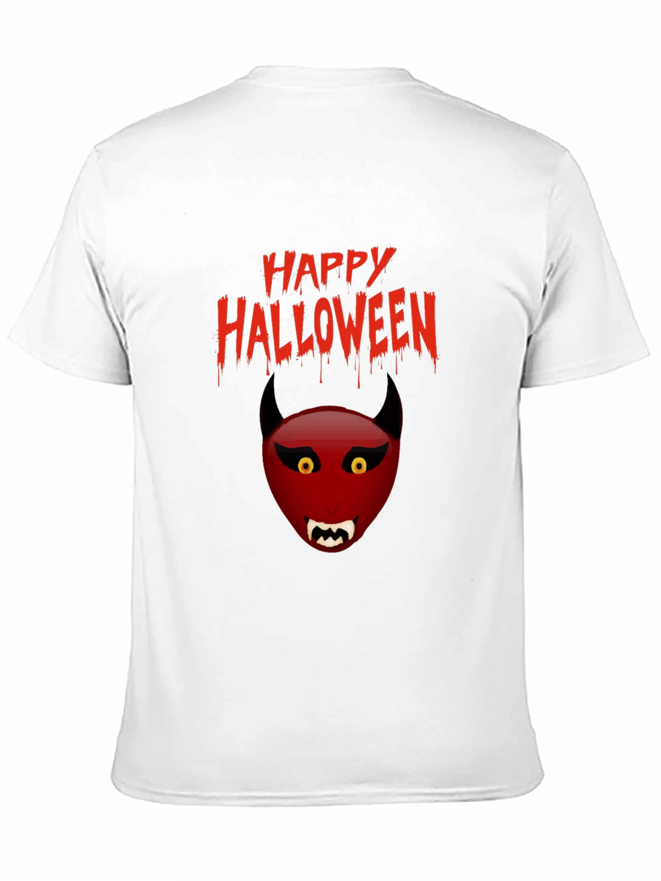 Black Happy Halloween Devil Graphic Tee view 11