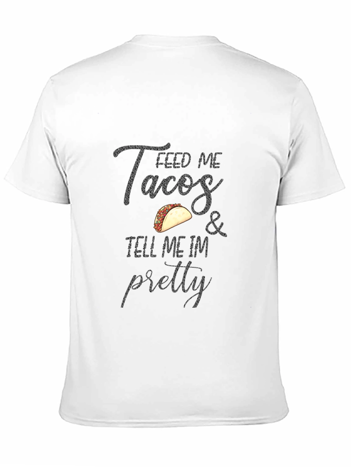 Black Feed Me Tacos Graphic Tee - Black T-Shirt view 11