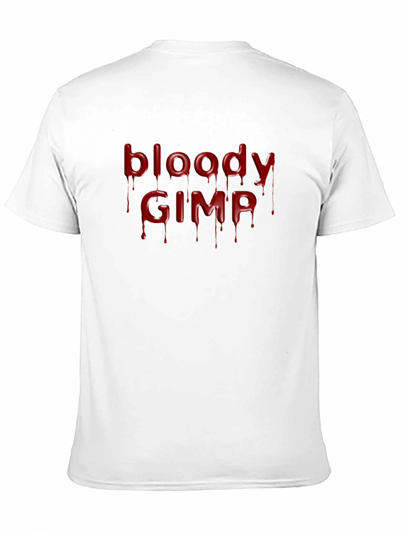 Black Bloody GIMP Graphic Novelty T-Shirt - Dark Humor Tee view 11