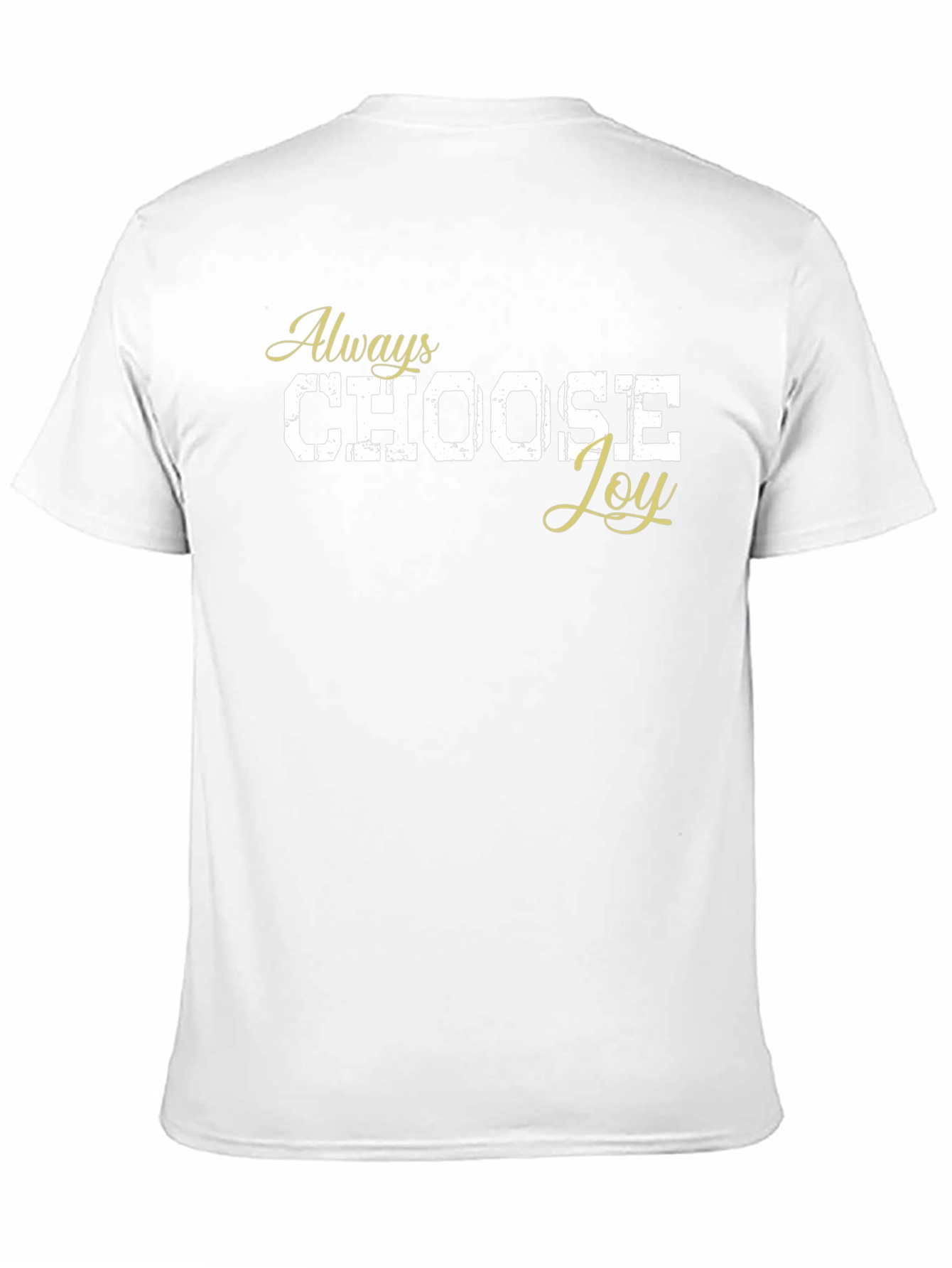 Black Always Choose Joy Black Graphic T-Shirt view 11