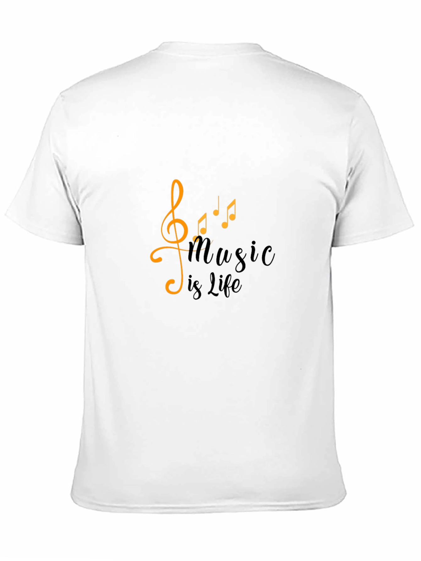Black Music Is Life Black T-Shirt view 11