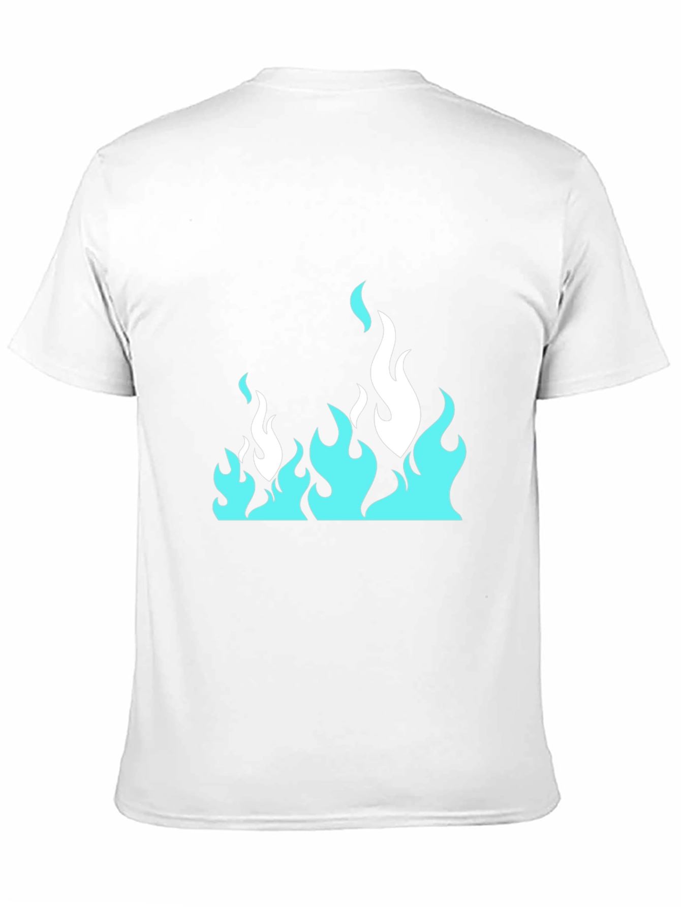 Black Cool Flames Graphic Tee - Black view 11