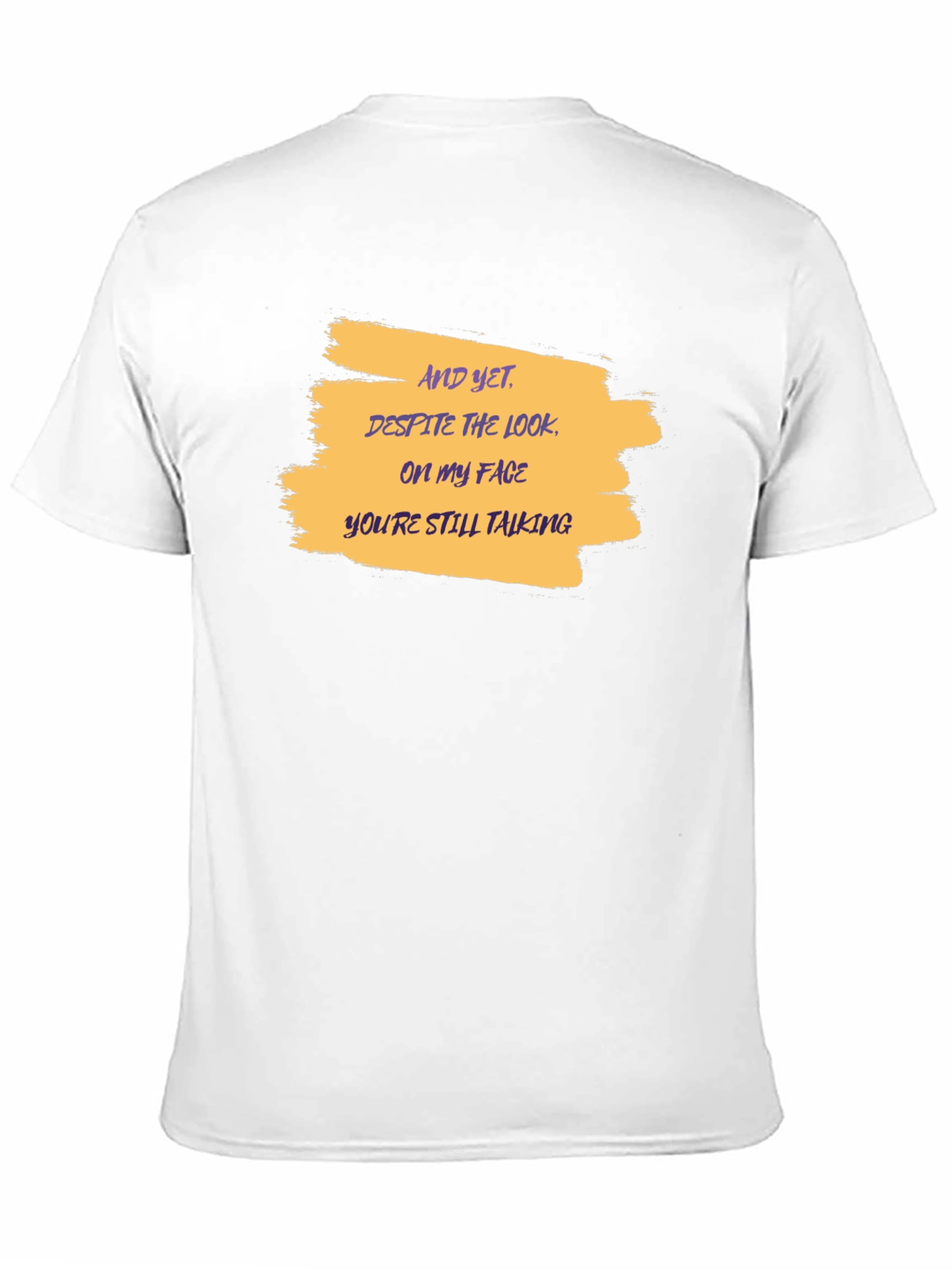 Black And Yet Funny Graphic T-Shirt view 11