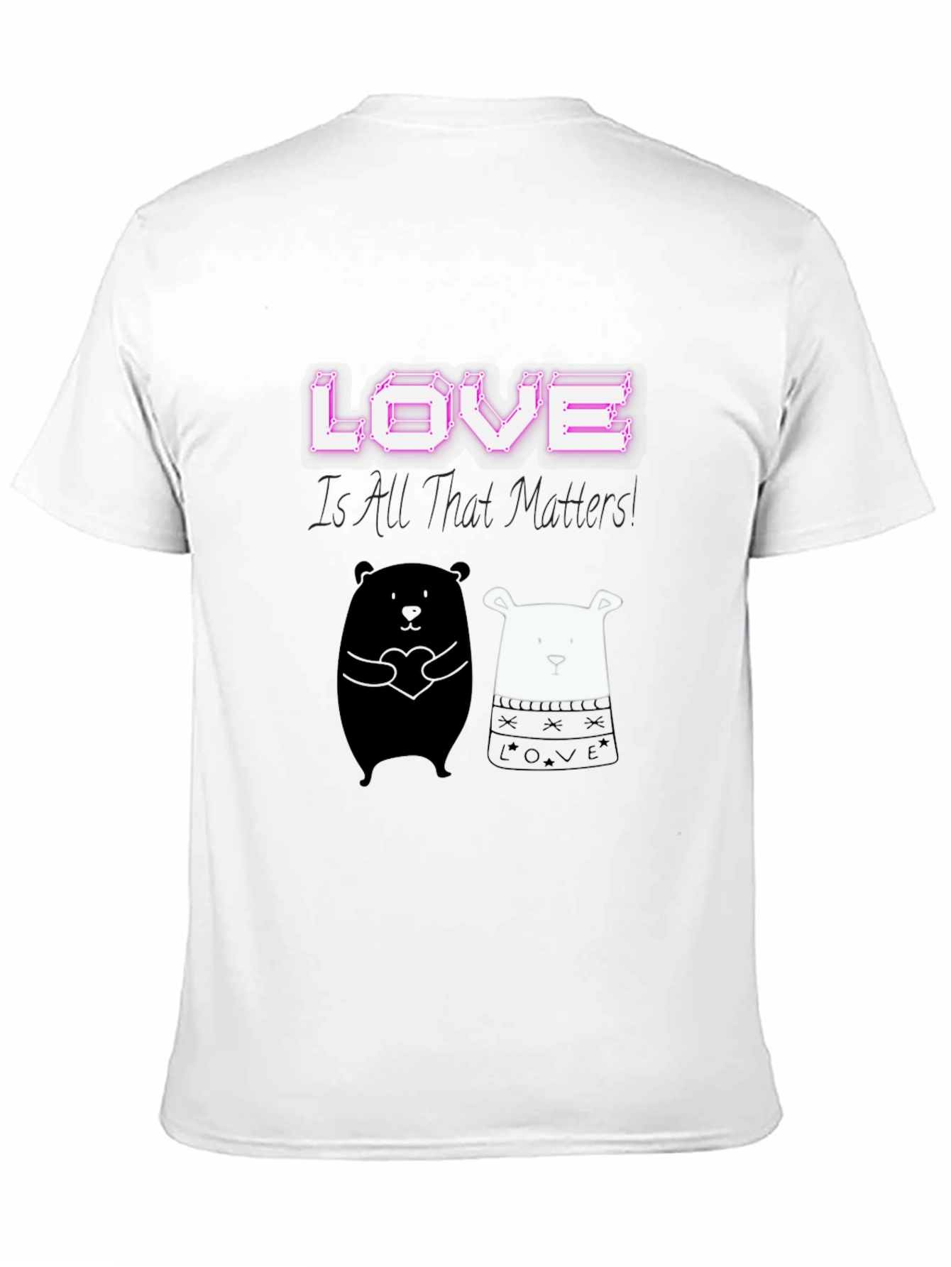 Black Love Matters Graphic Tee: Black view 11