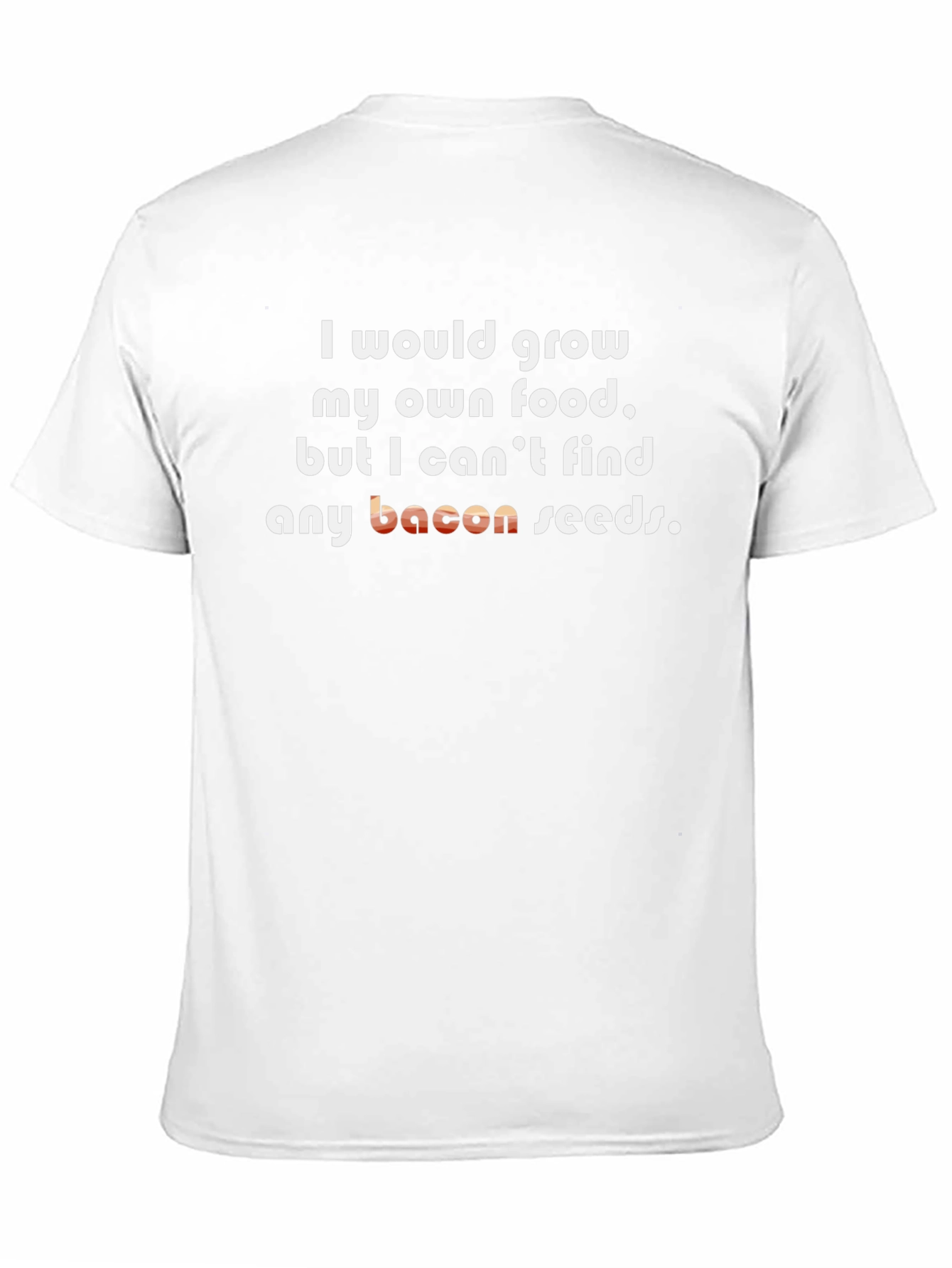 Black Funny Bacon Seeds Graphic Tee view 11
