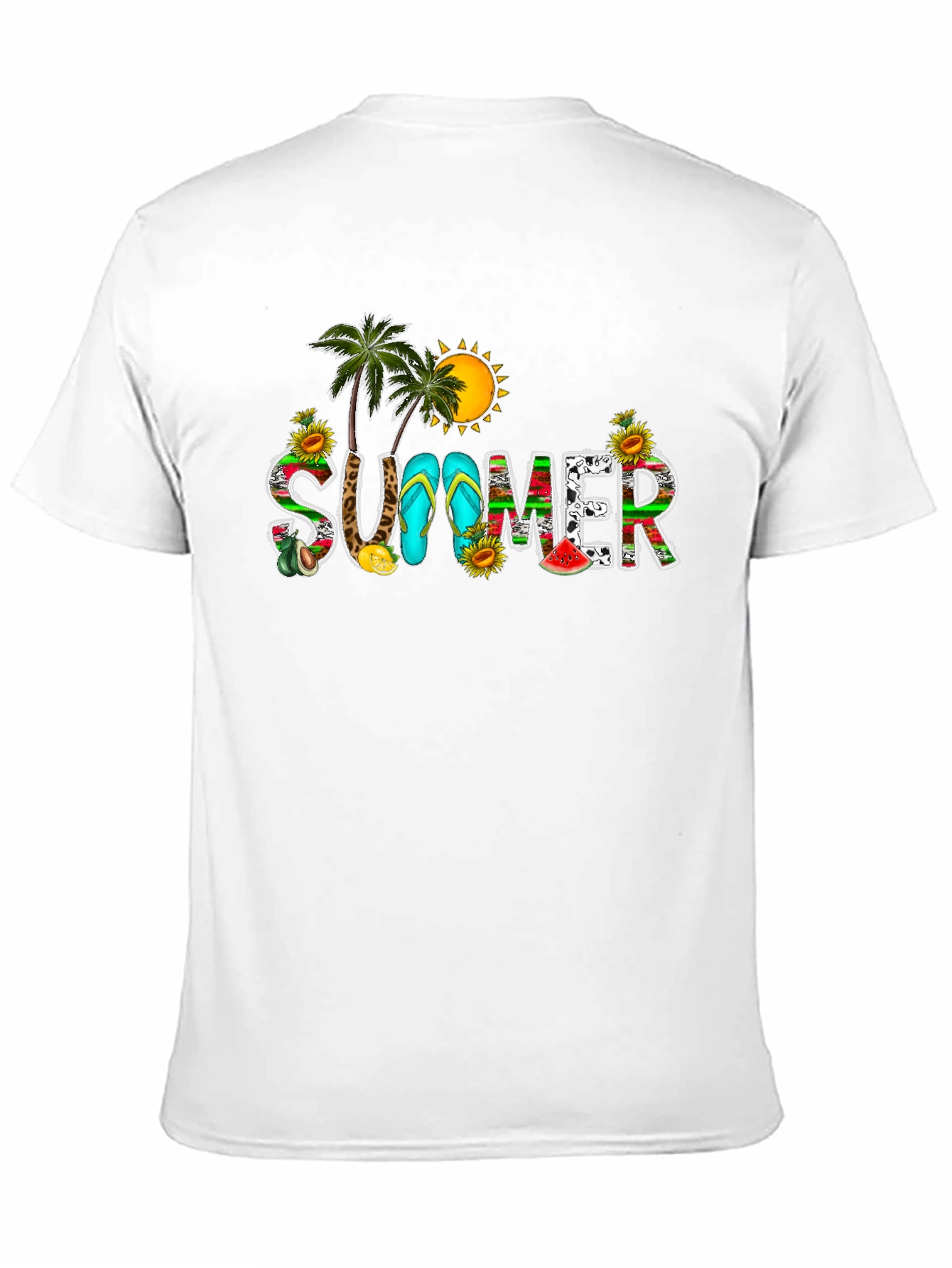 Black Summer Graphic T-Shirt view 11
