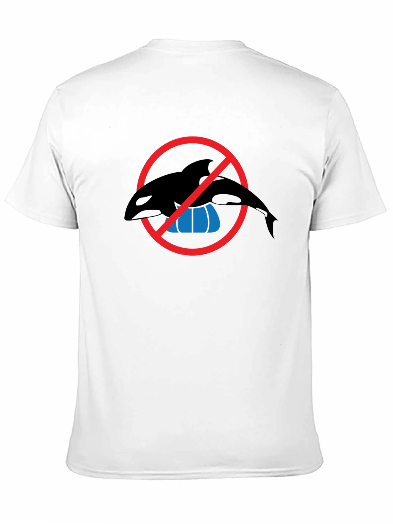 Black Anti-Orca Show Black T-Shirt view 11