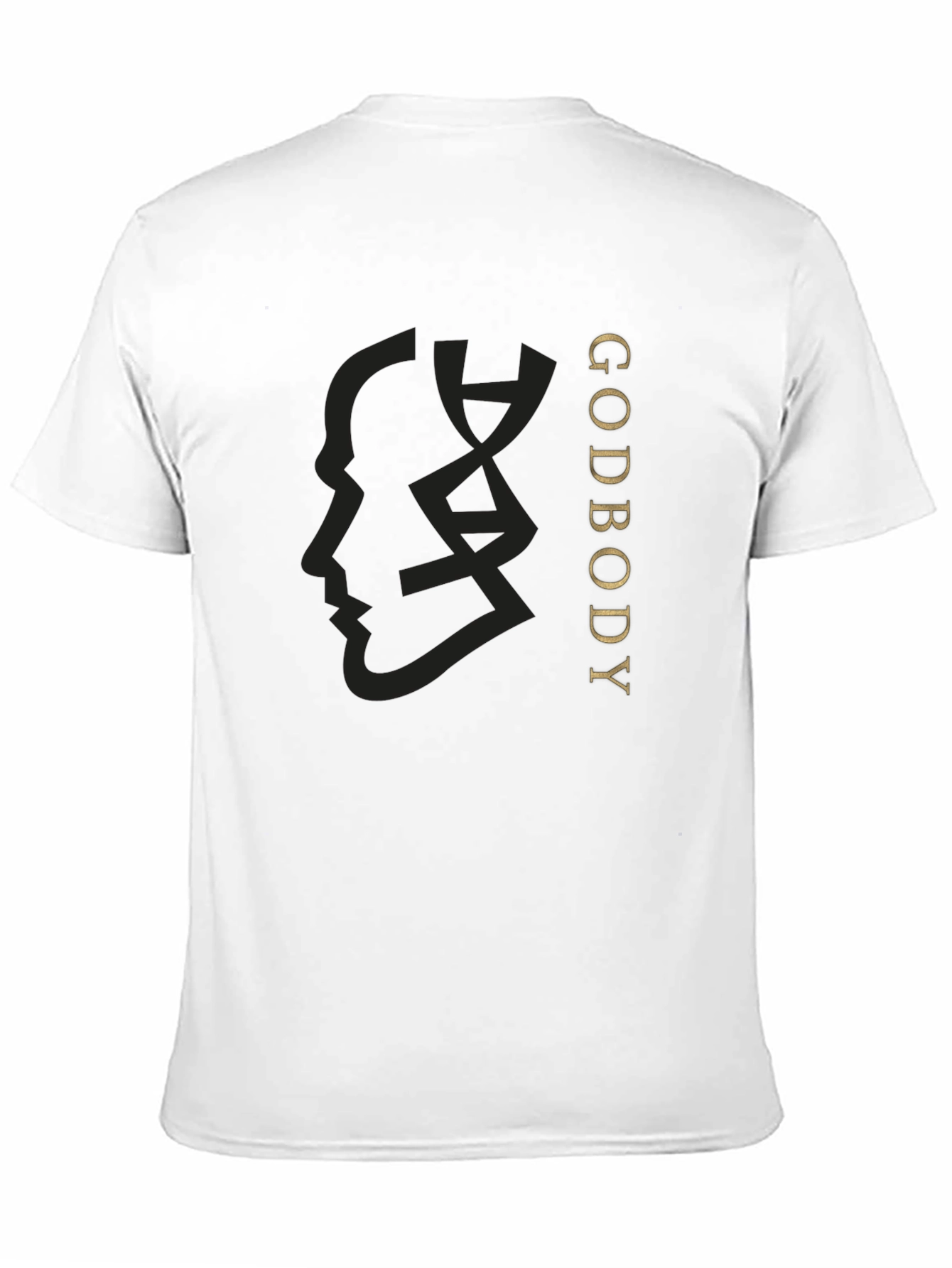 Black Godbody Black T-Shirt - Modern Graphic Tee view 11