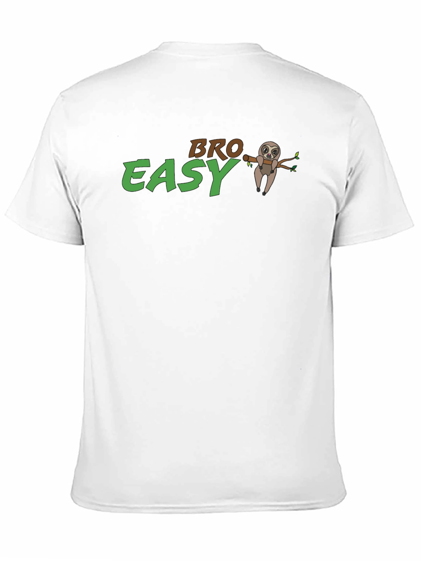 Black Bro Easy Sloth Graphic T-Shirt - Relaxed Fit view 11