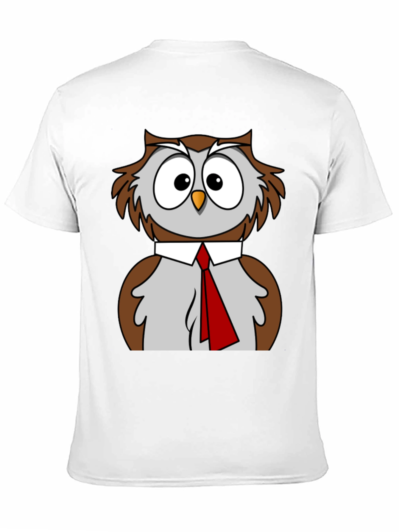 Black Owl T-Shirt Funny Bird Business Casual Tee view 11