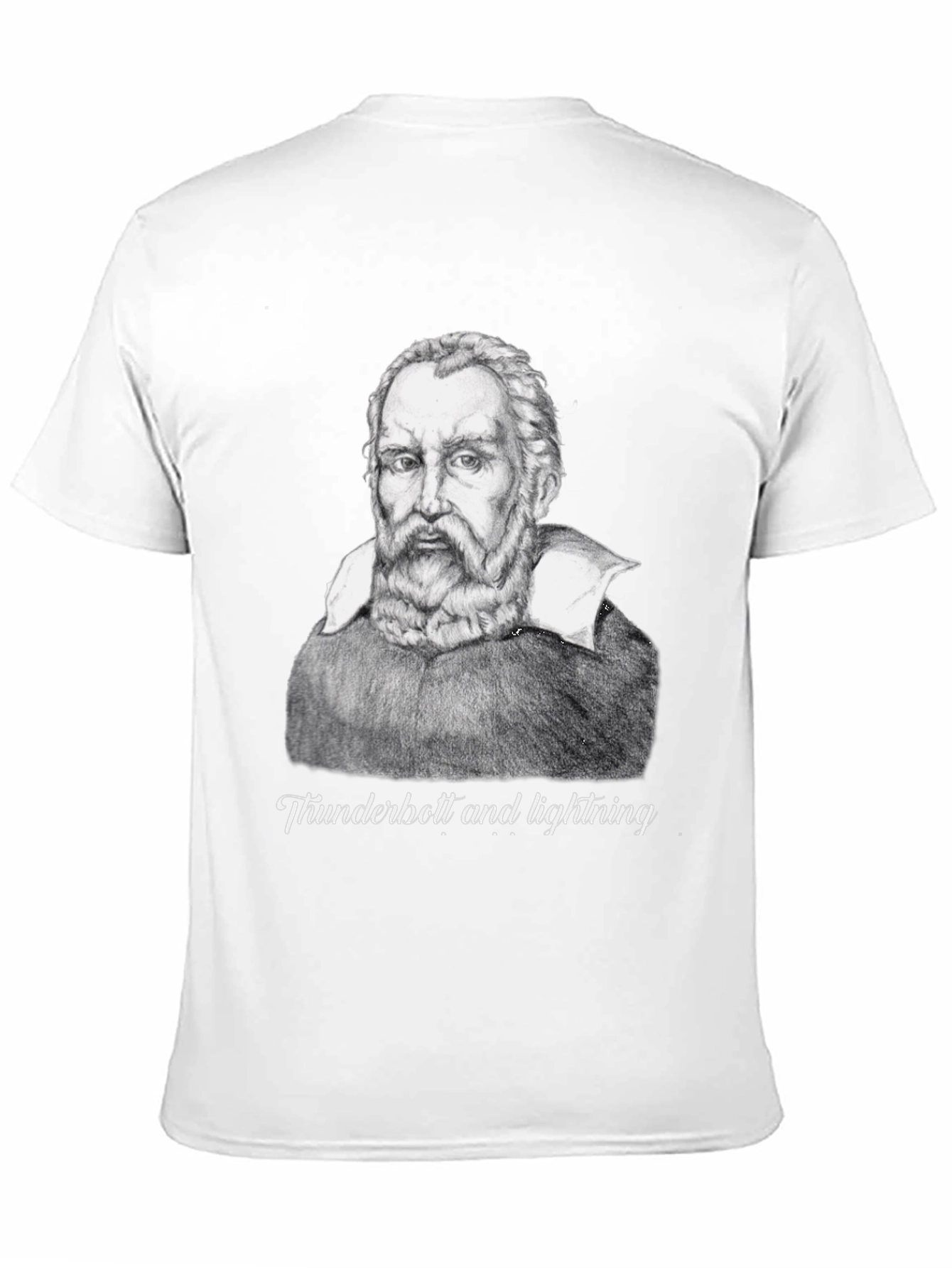 Black Galileo "Thunderbolt and Lightning" Graphic T-Shirt view 11