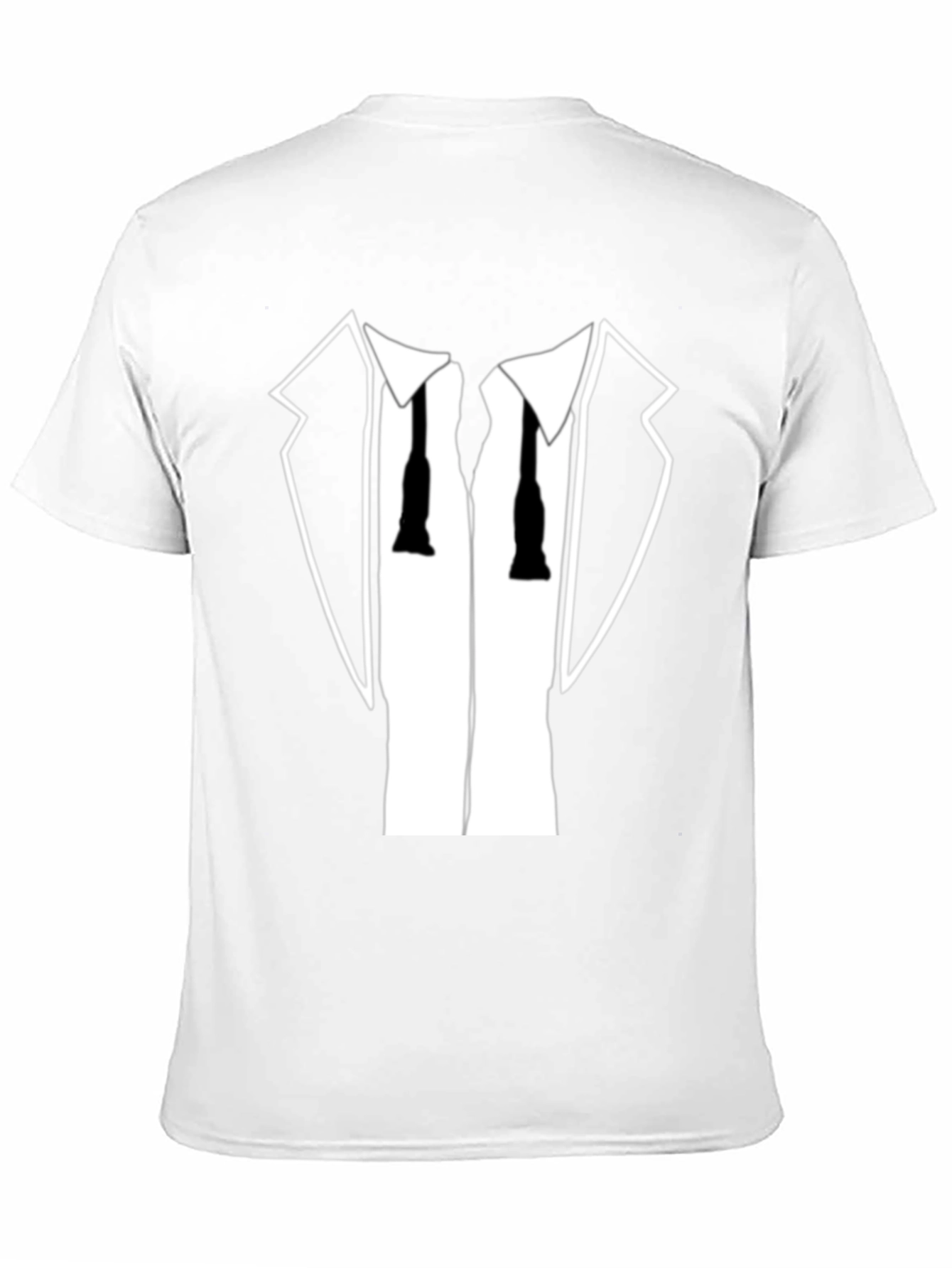 Black Tuxedo T-Shirt - Funny Dress Up Tee view 11