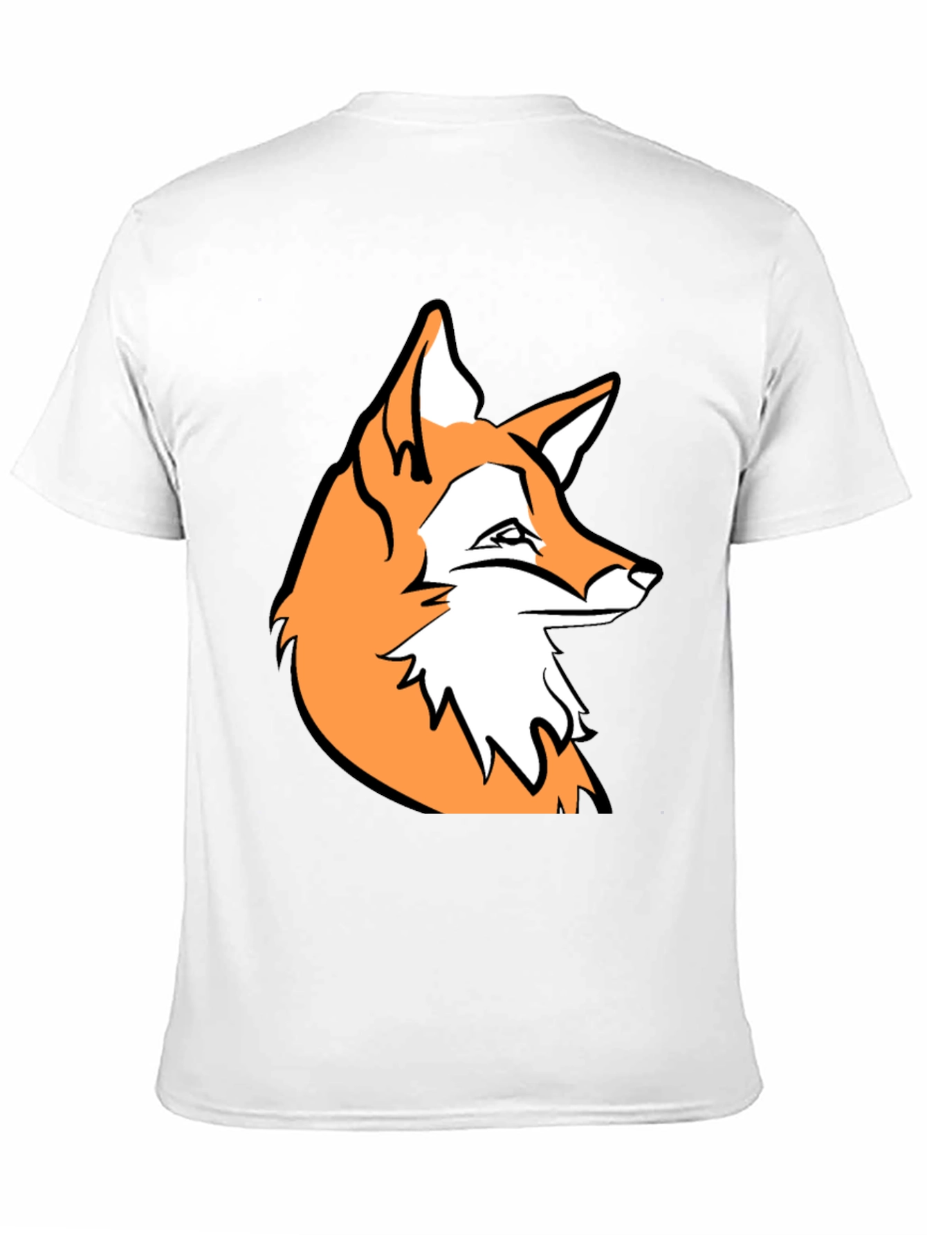 Black Fox Graphic Black T-Shirt - Stylish Casual Wear view 11