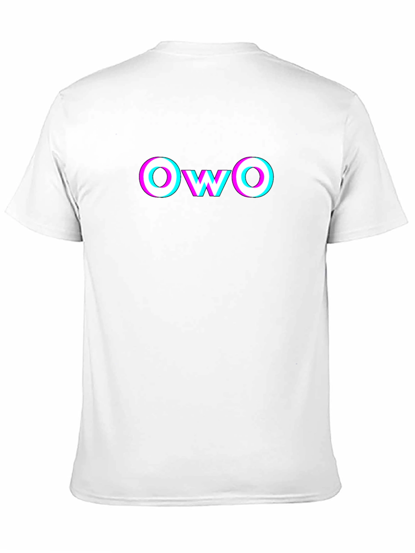 OwO Glitch Graphic T-Shirt - Soft Cotton Tee - 11