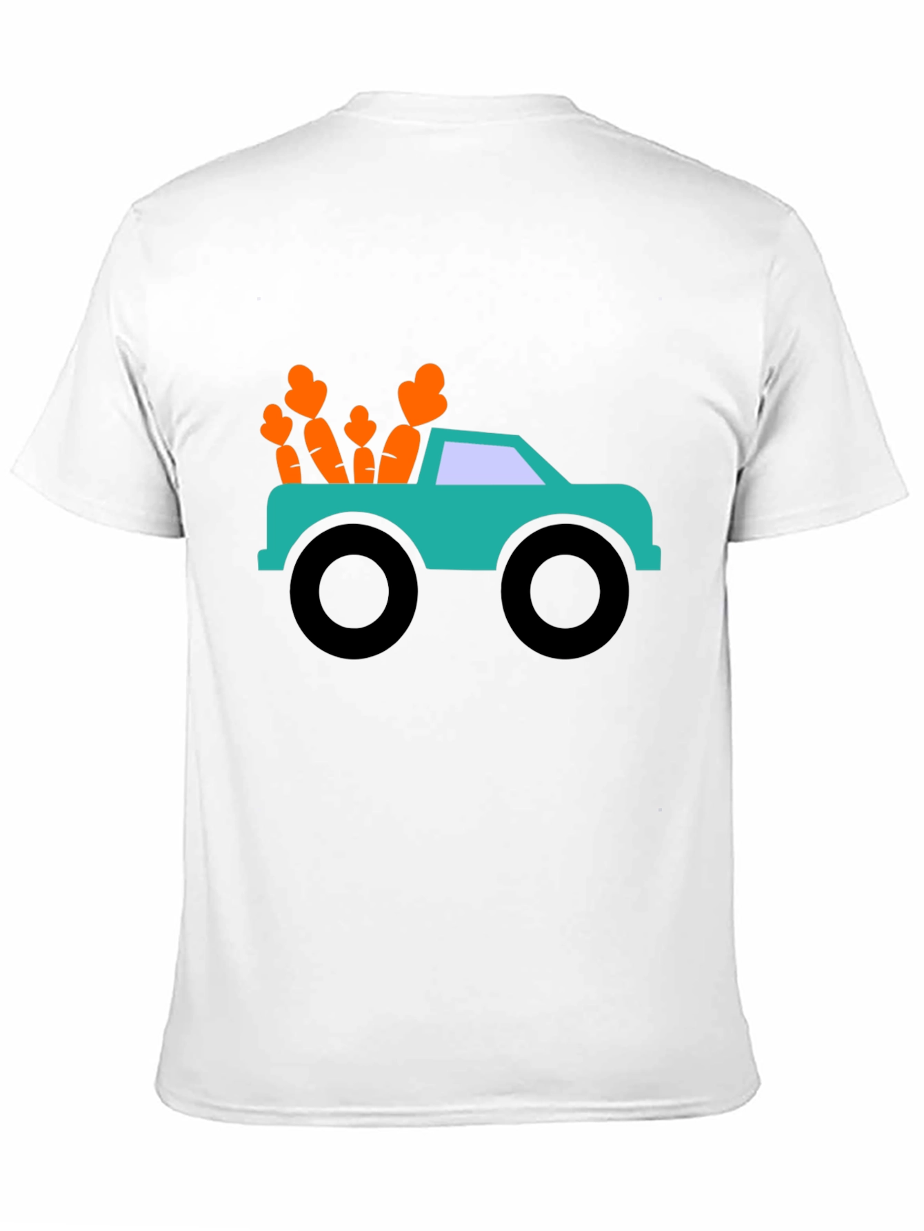 Black Carrot Truck Graphic Tee - Black Cotton Blend view 11