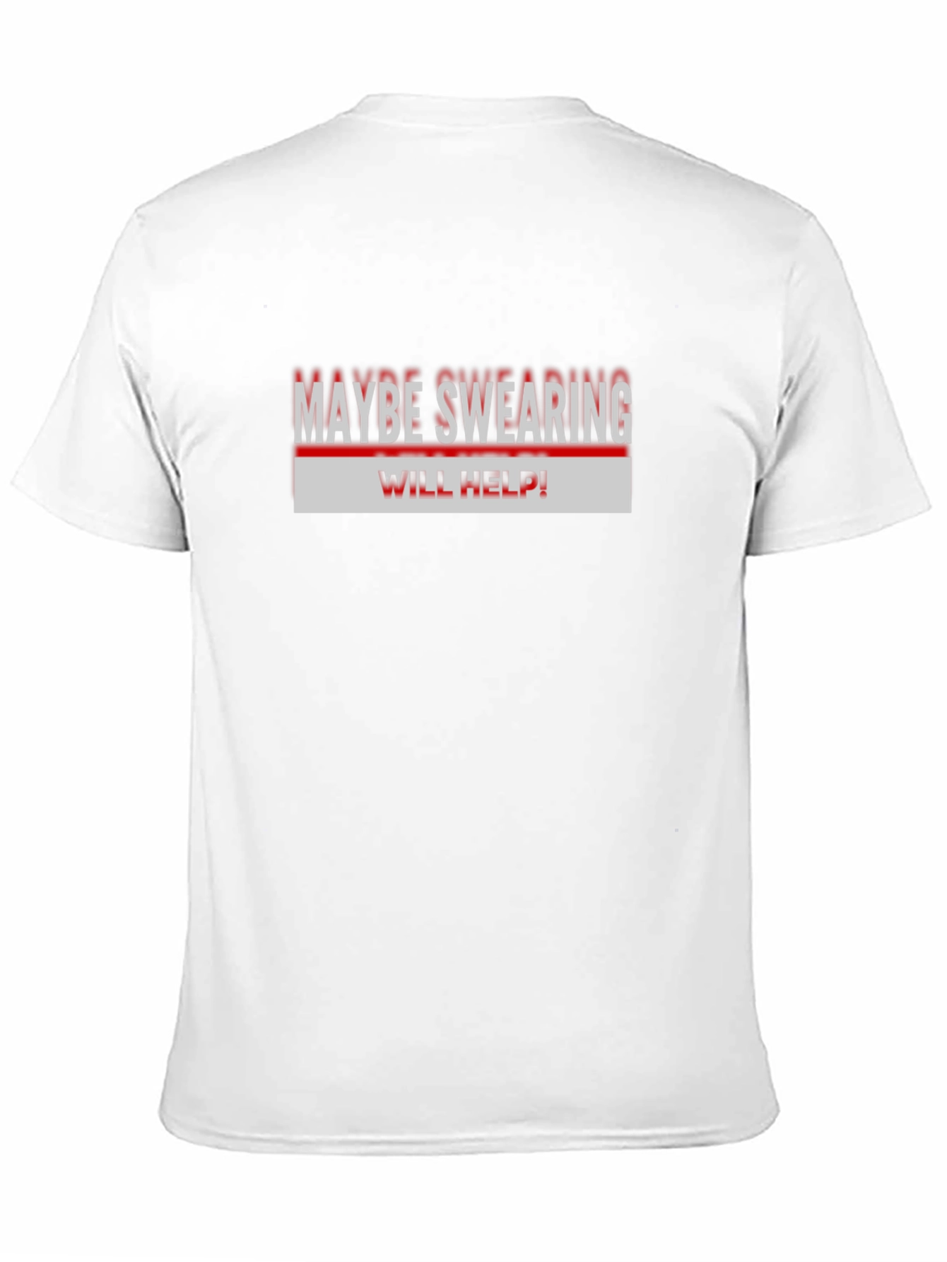 Black Maybe Swearing Will Help T-Shirt view 11