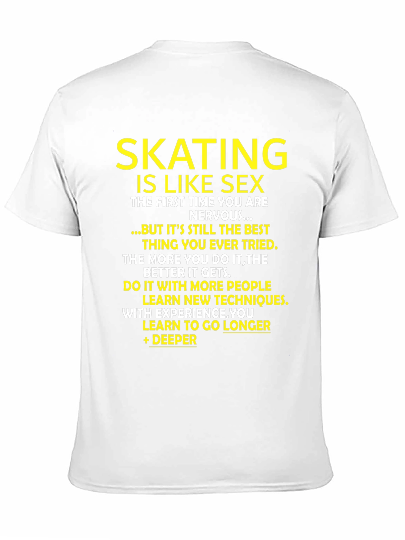 Black Skating is Like Sex Graphic T-Shirt view 11