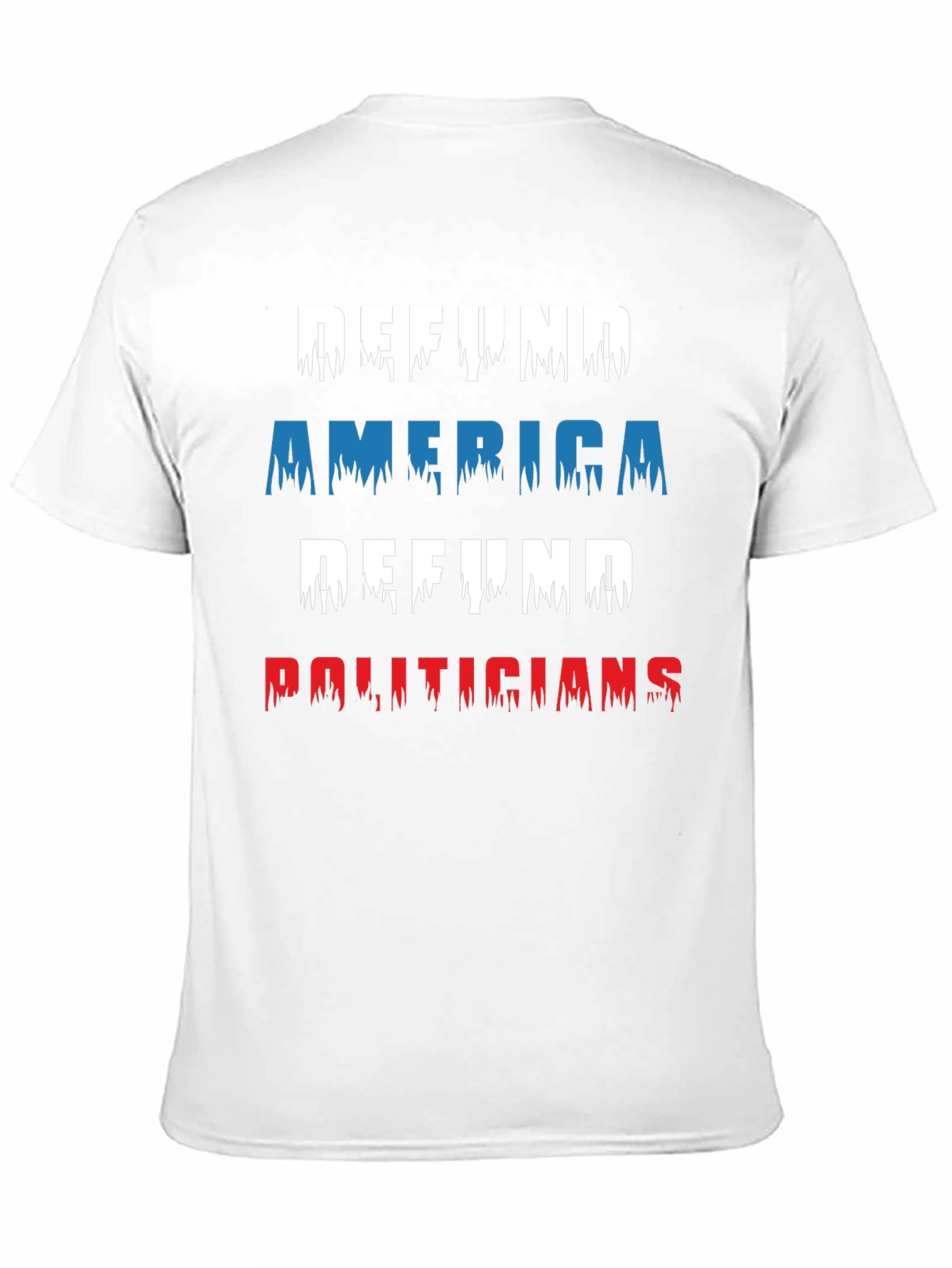 Black Defund America Politicians Graphic Tee view 11