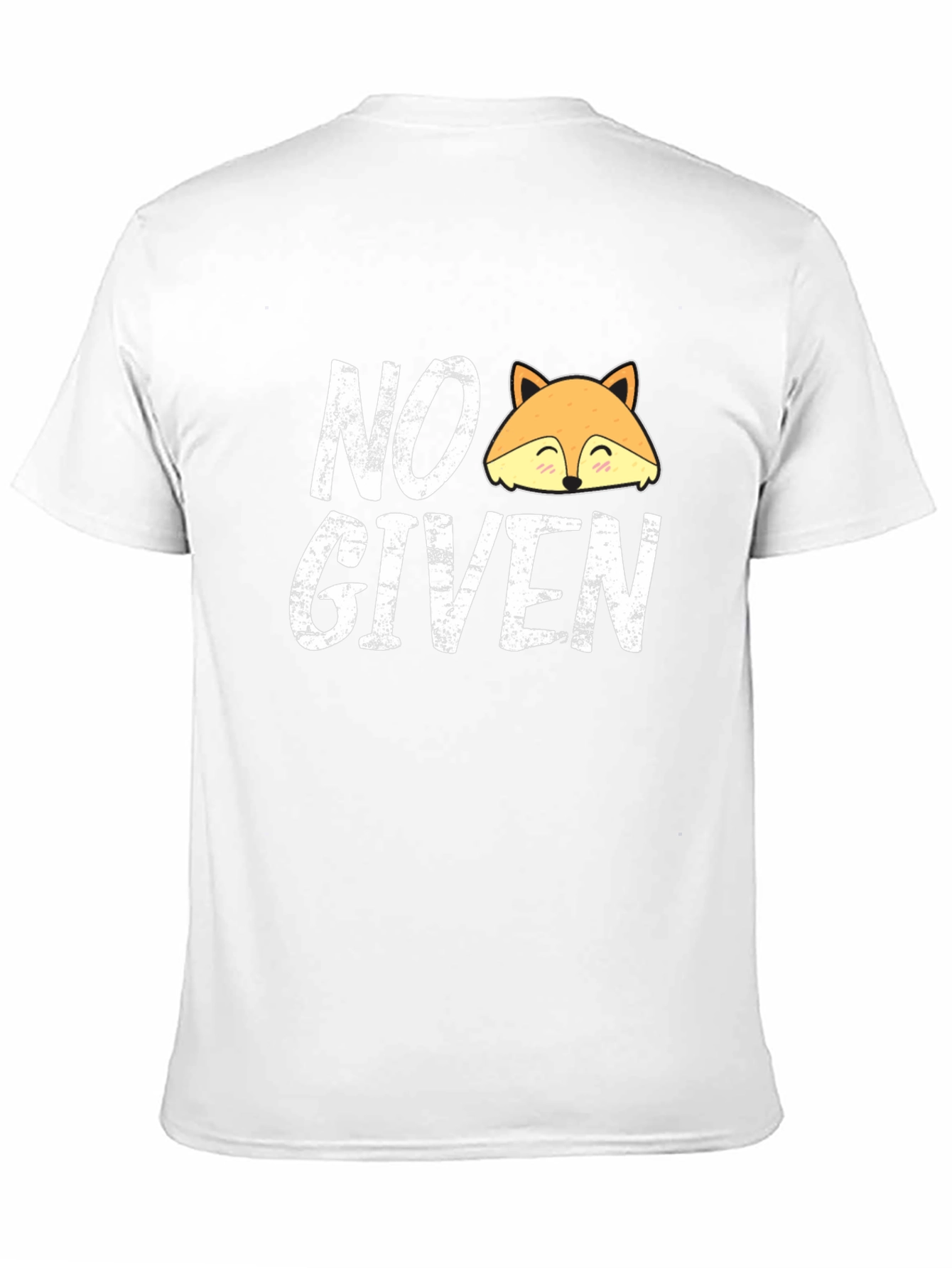 Black No Fox Given Graphic Tee - Funny Animal Pun Shirt view 11