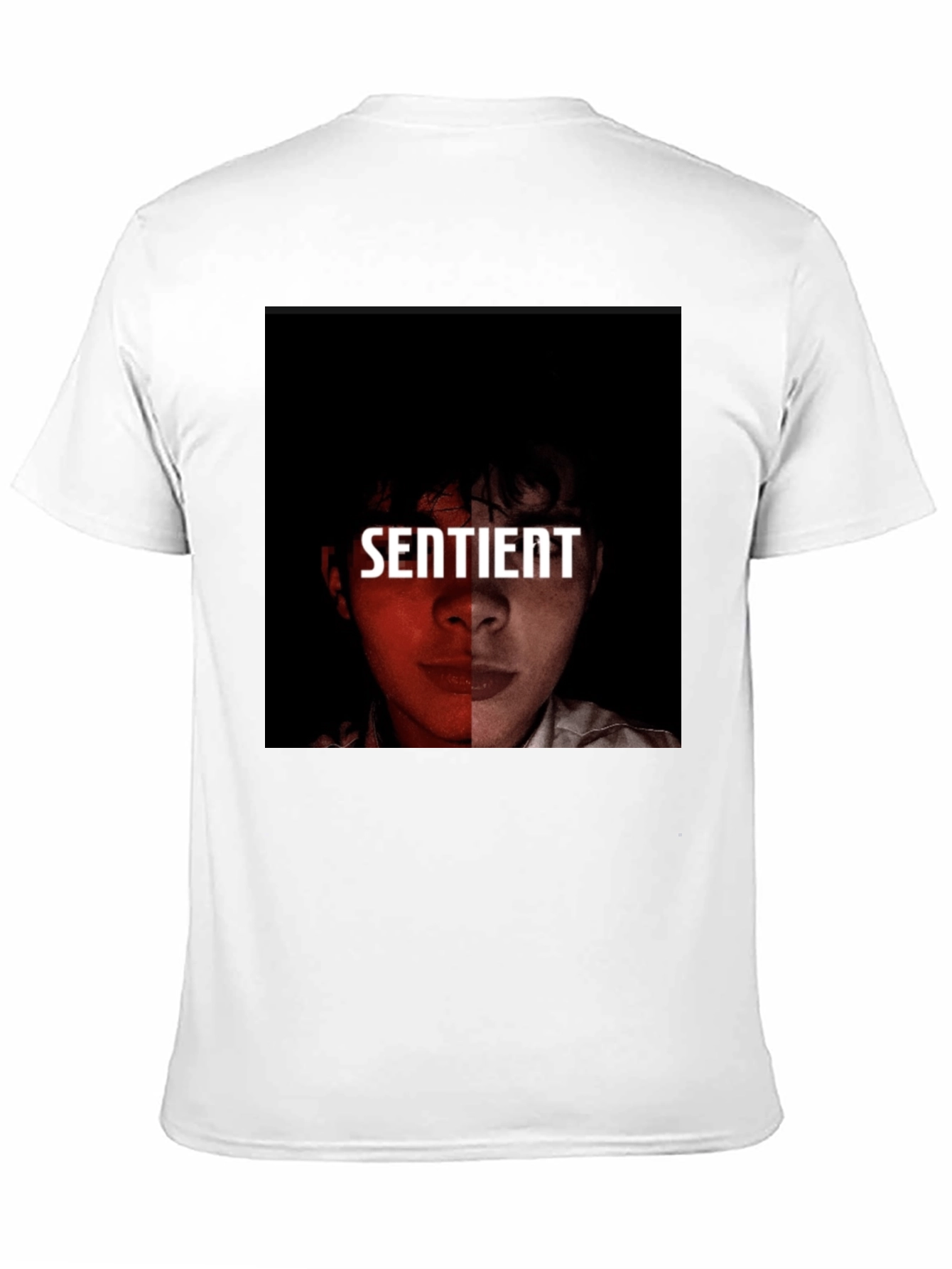 Black Sentient Graphic Tee - Modern Streetwear view 11