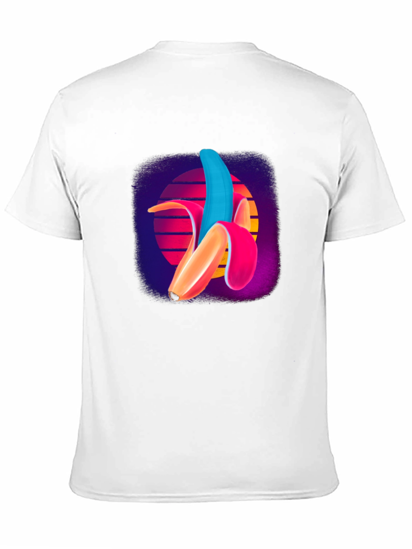 Black Retro Banana T-Shirt - Cool Graphic Tee view 11