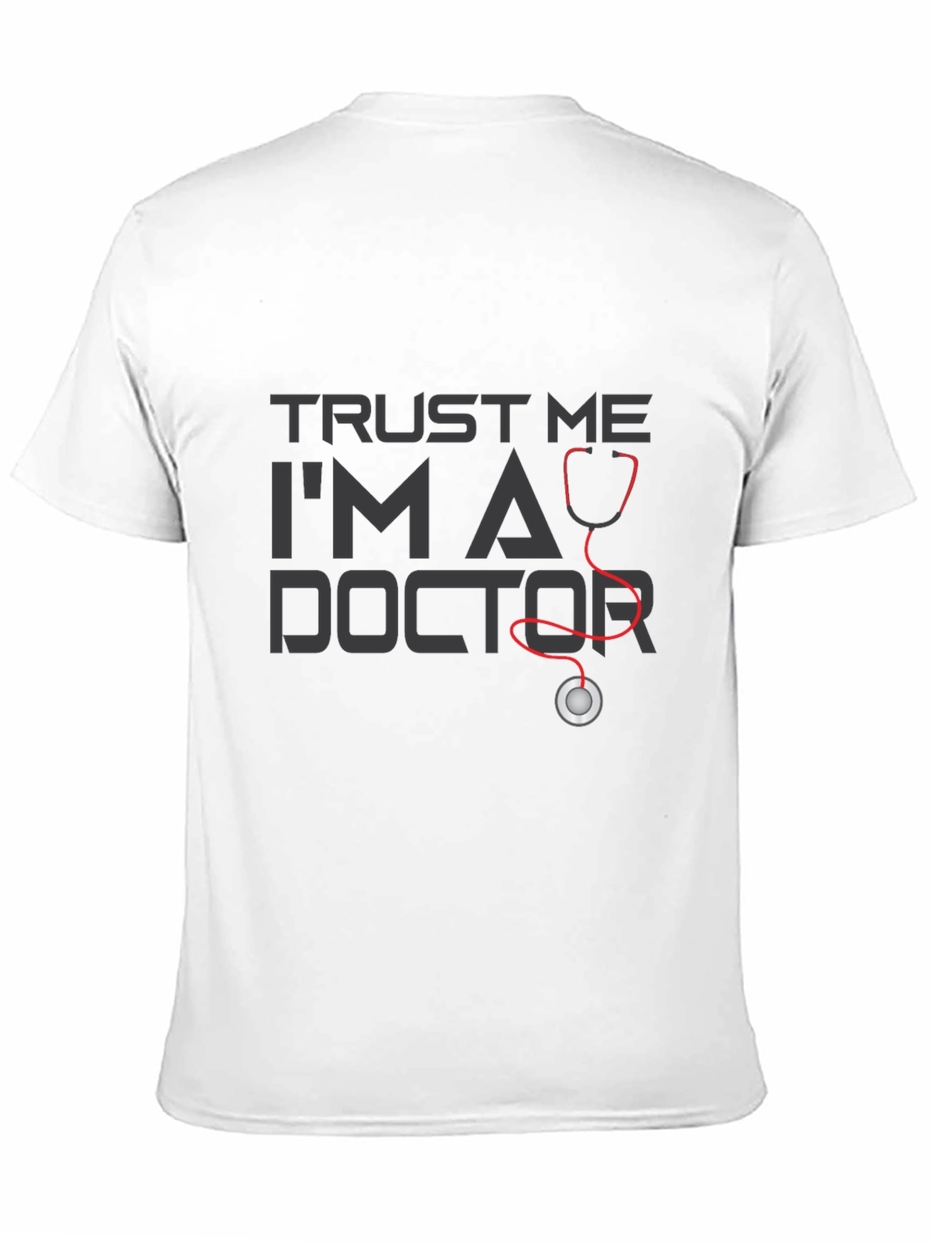 Black Trust Me I'm A Doctor T-Shirt view 11