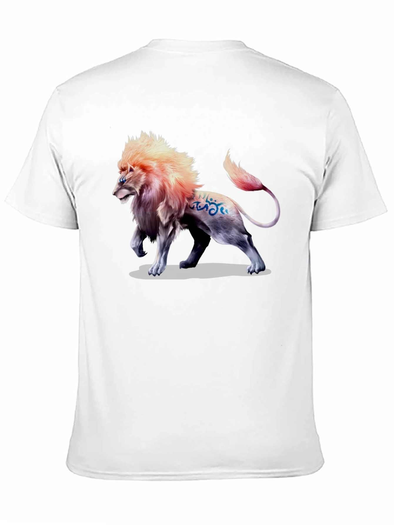 Black Lion Graphic Print T-Shirt - Bold Style view 11