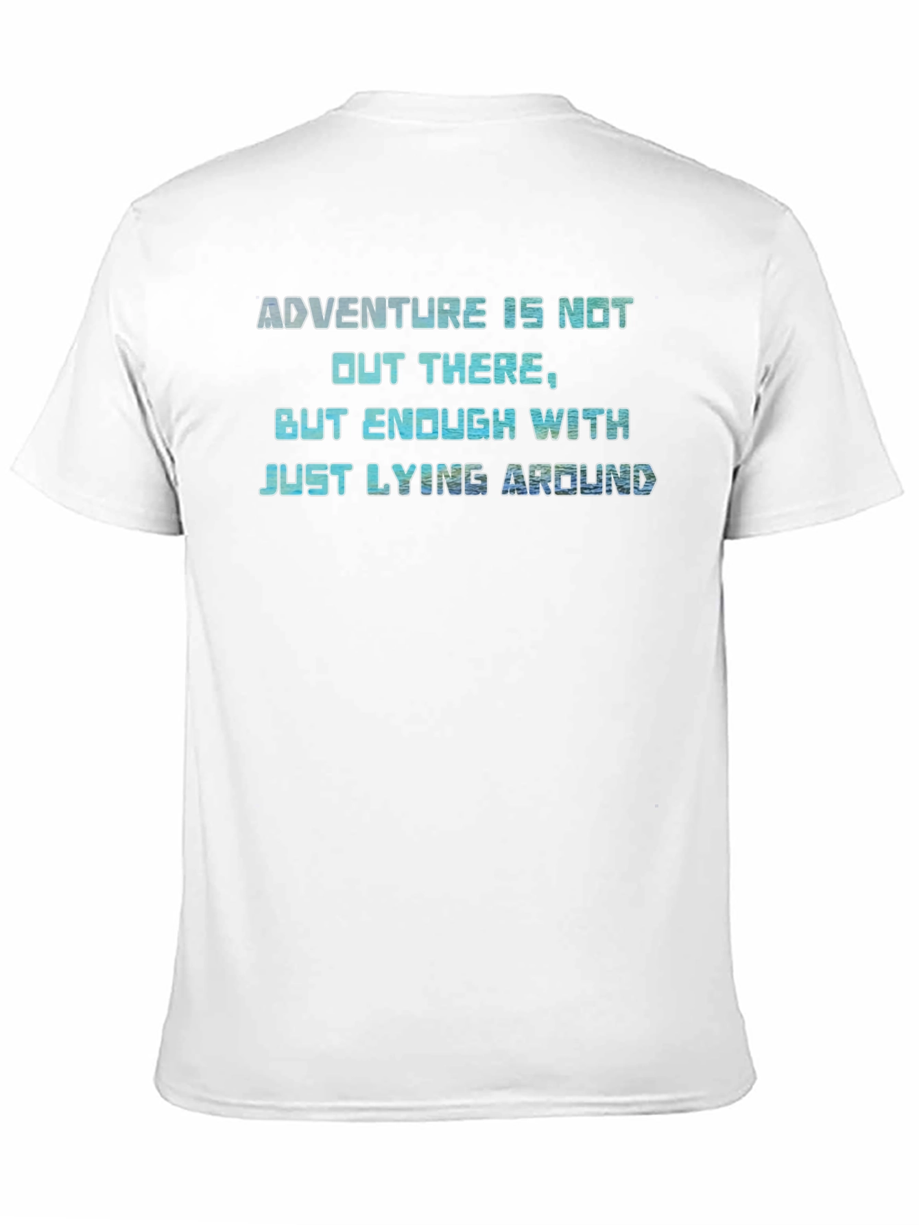 Black Adventure Awaits T-Shirt - Inspirational Tee view 11