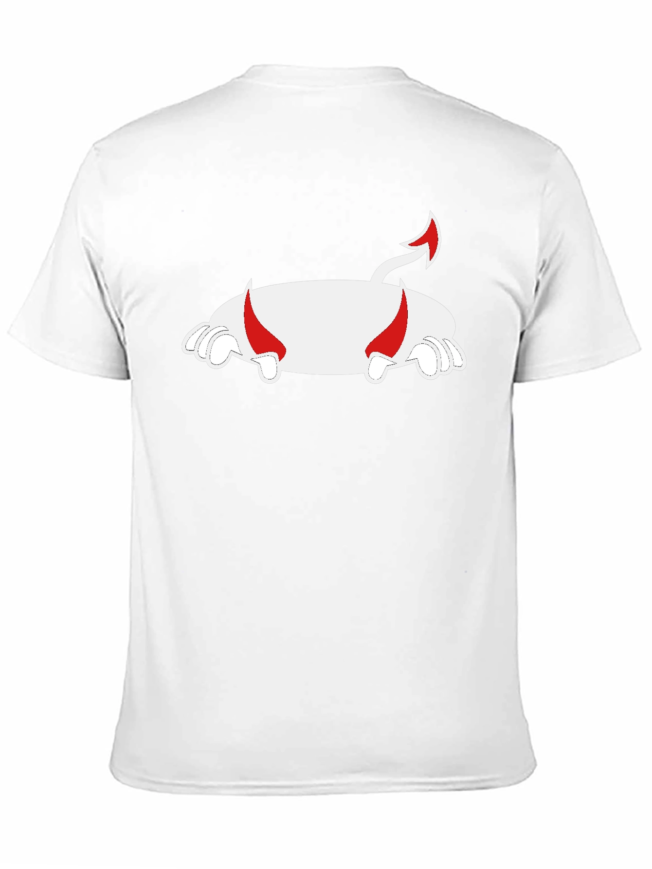 Black Devil Pig T-Shirt - Black Cotton Blend view 11