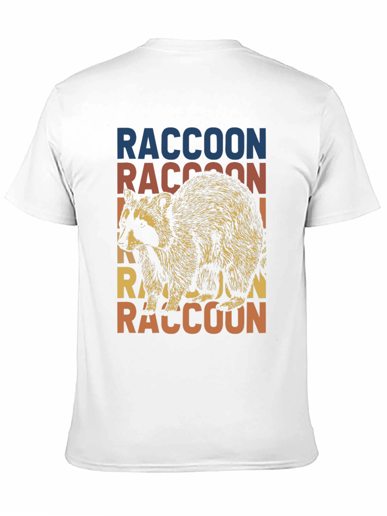 Black Retro Raccoon Graphic T-Shirt - Vintage Style Tee view 11