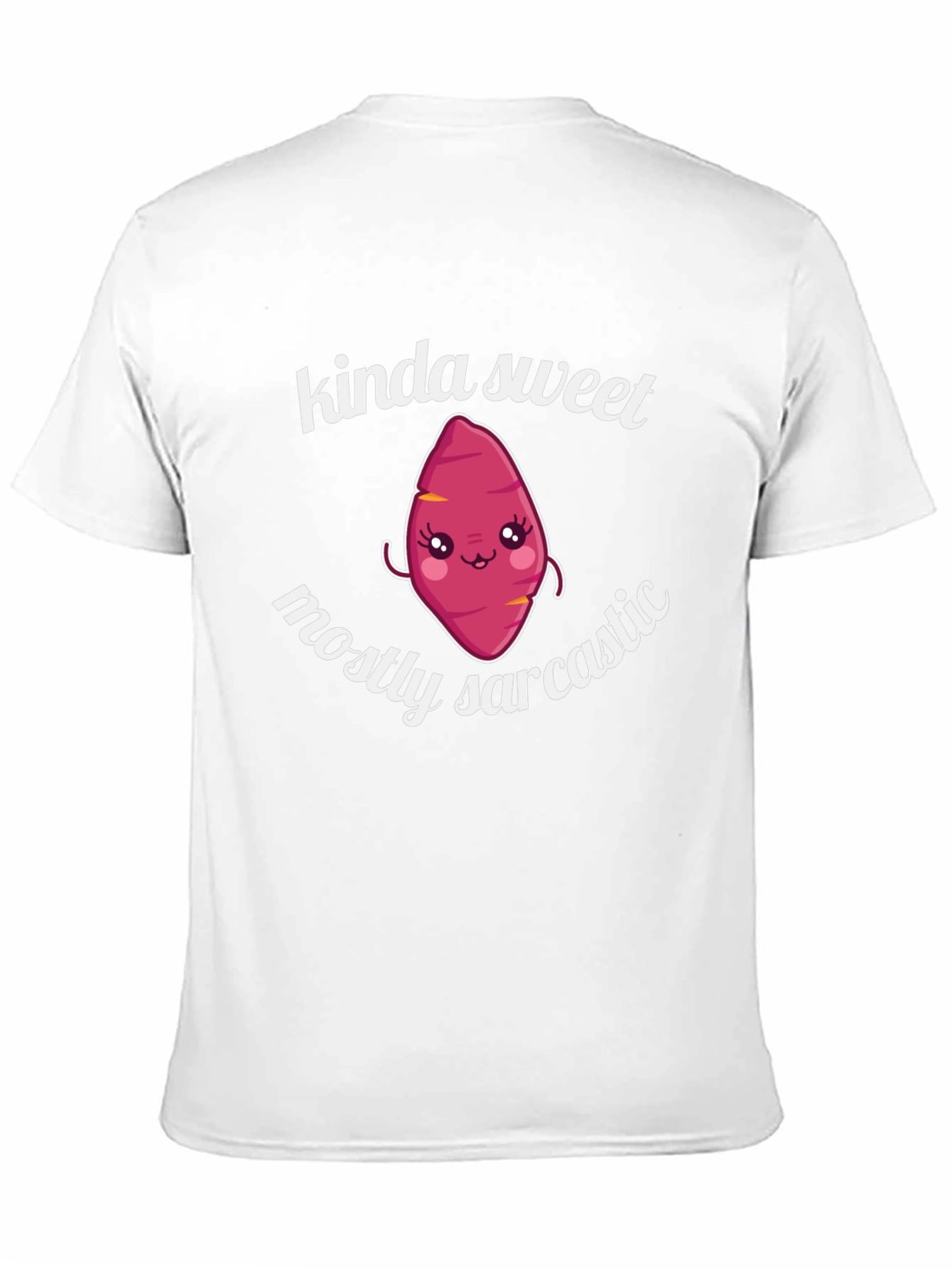 Black Kinda Sweet Mostly Sarcastic Cute Yam T-Shirt view 11