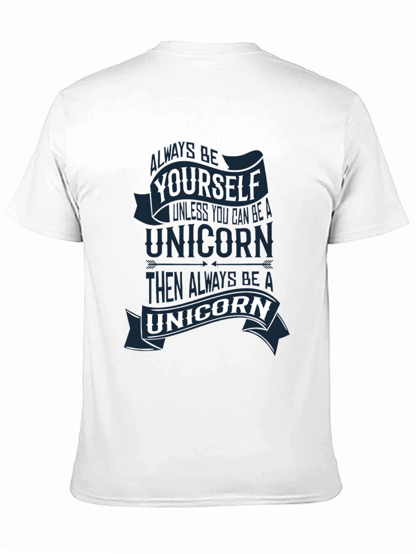 Black Always Be Yourself Unicorn Graphic Tee view 11