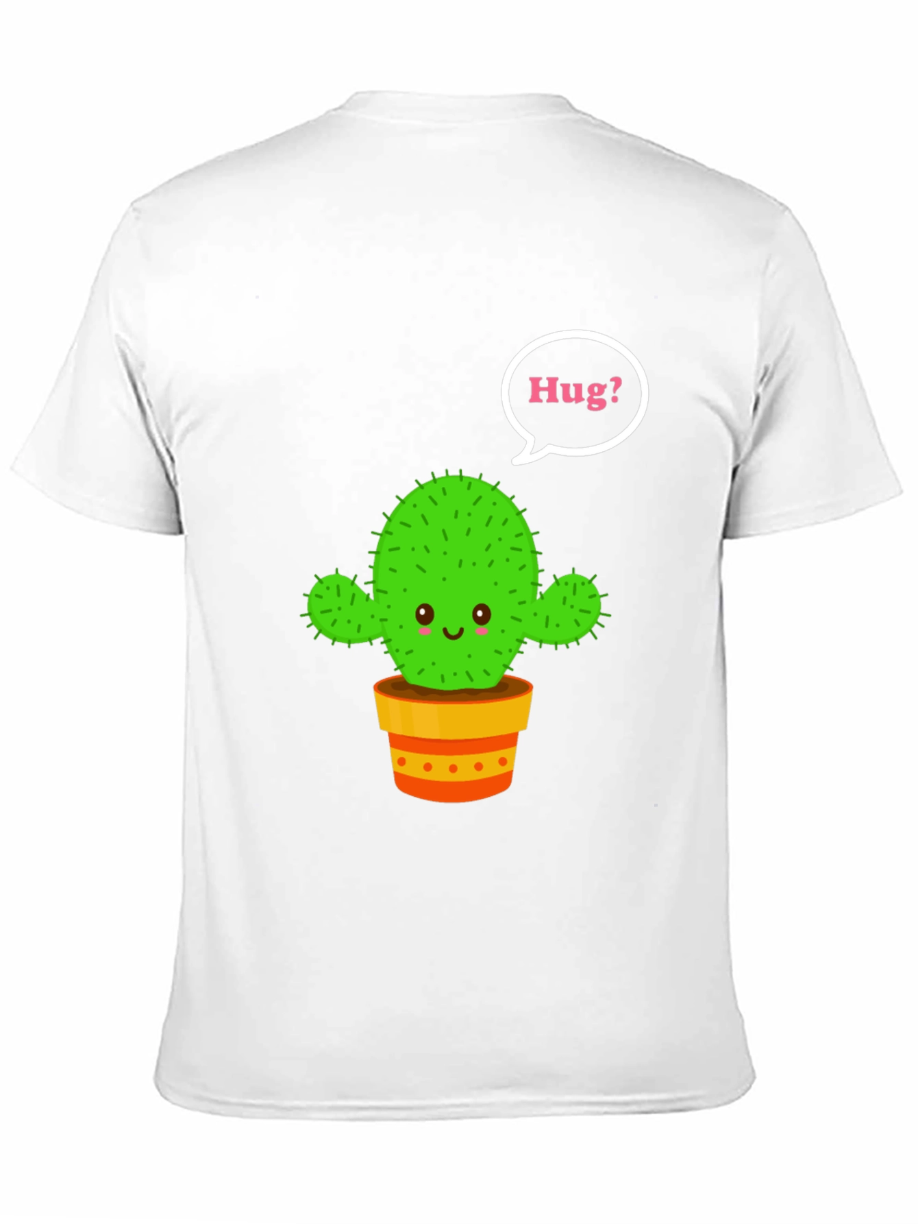 Black Cactus Hug T-Shirt - Cute Graphic Tee view 11