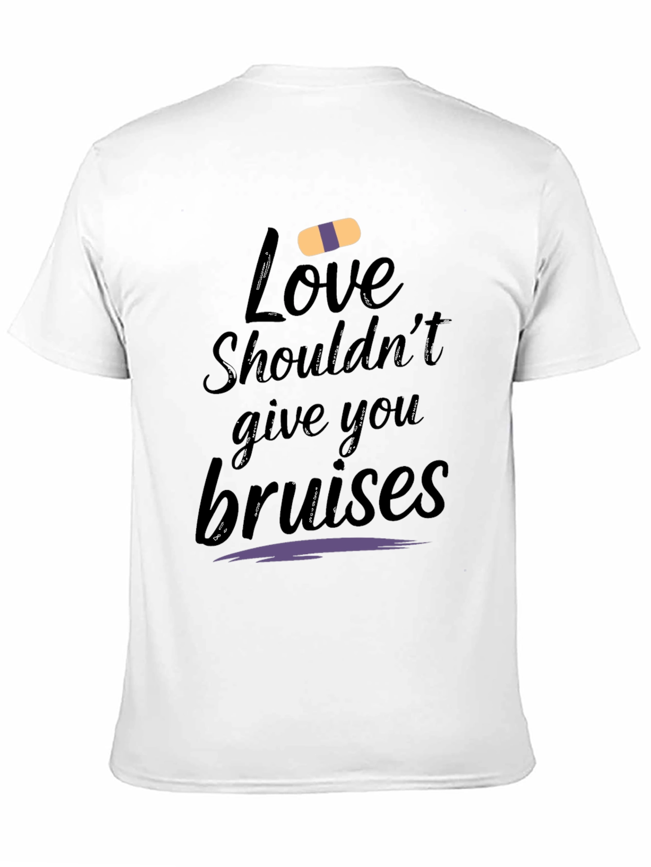 Black Love Shouldn't Bruise Graphic Tee view 11