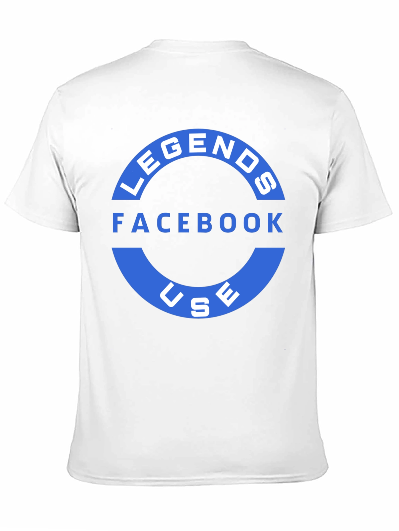 Black Legends Facebook Use T-Shirt - Black view 11