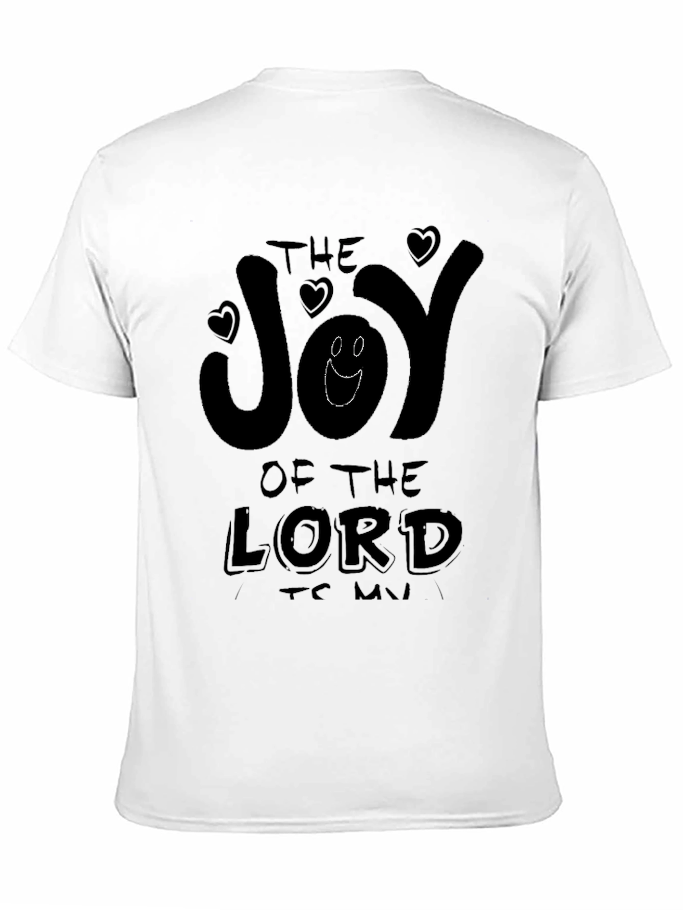 Black The Joy of the Lord T-Shirt view 11