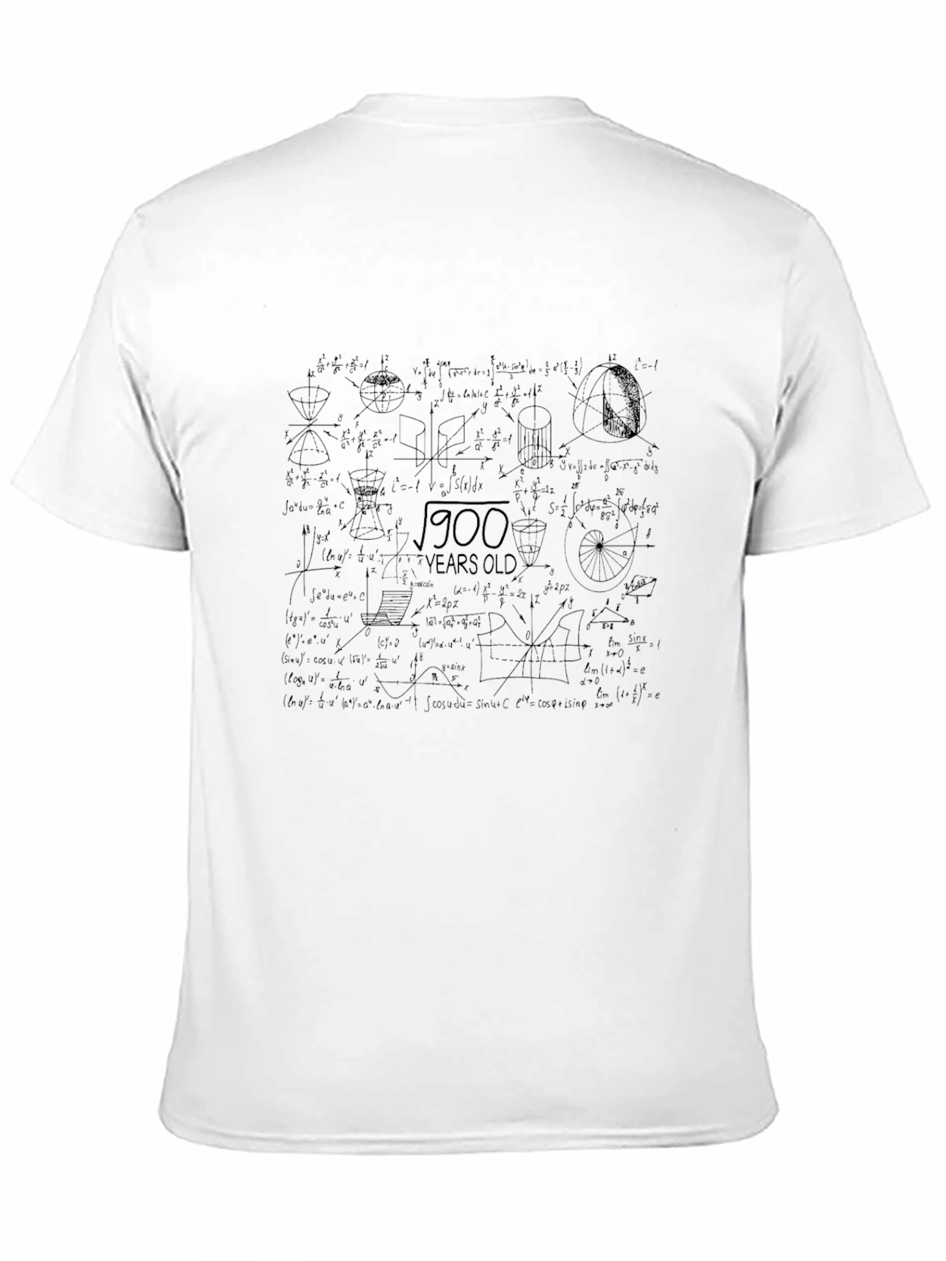Black Funny Math 30th Birthday T-Shirt view 11