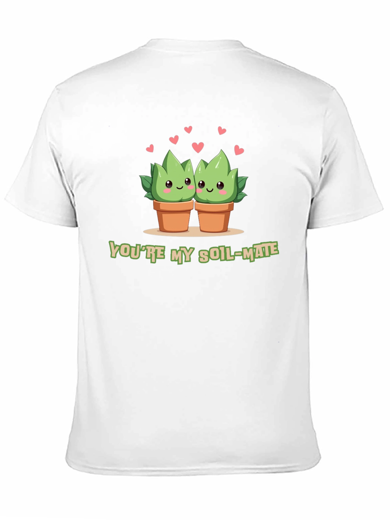 Black Soil-Mate Succulent Plant T-Shirt view 11