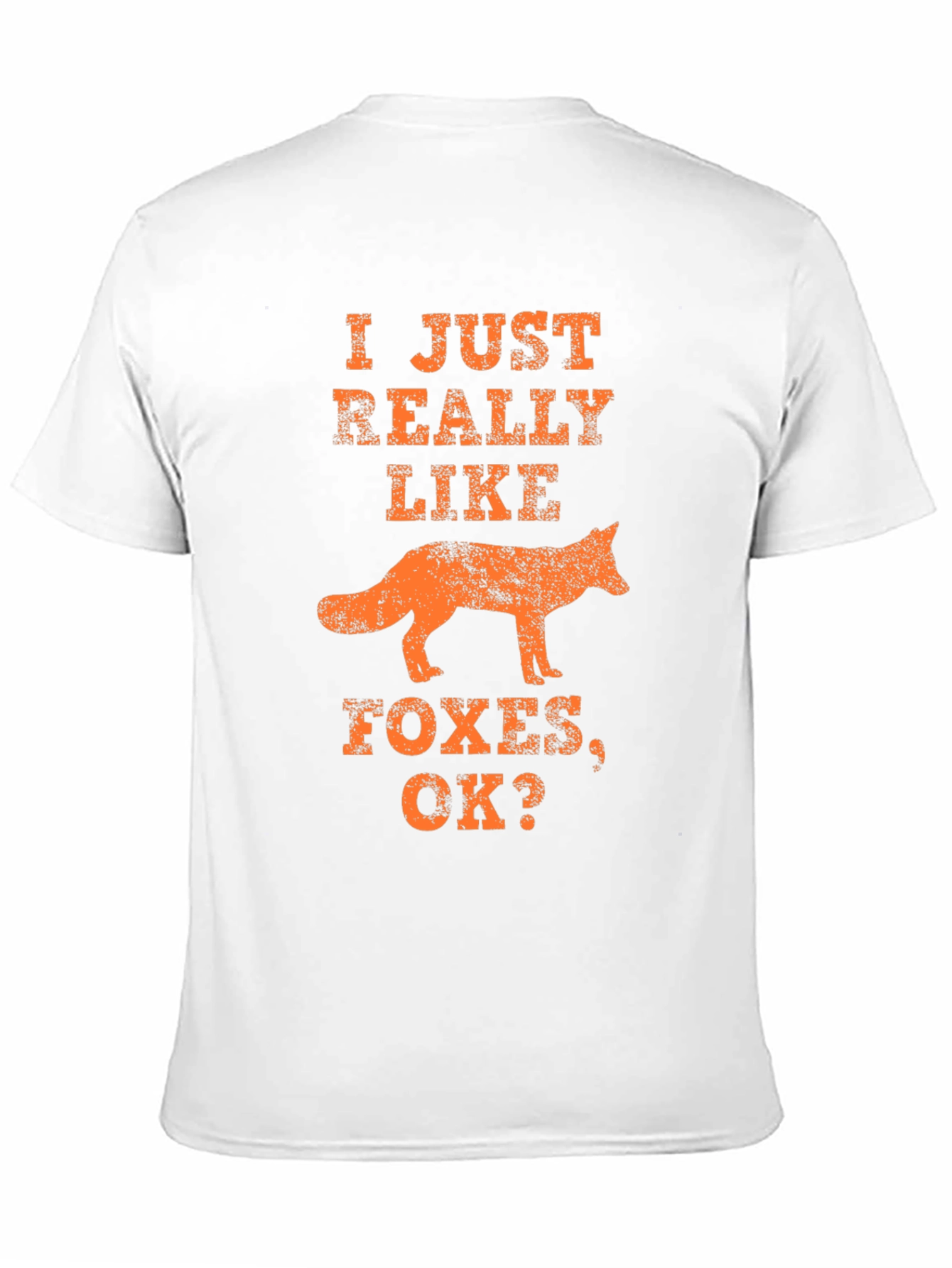 Black Fox Lover T-Shirt: I Just Really Like Foxes, Ok? view 11