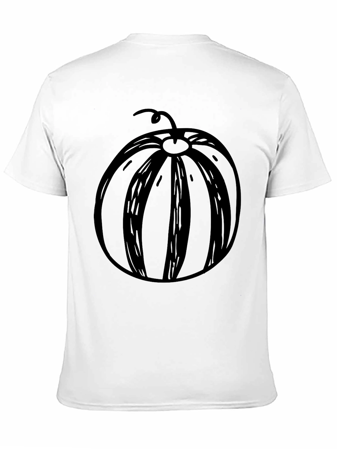Black Whimsical Watermelon Graphic T-Shirt - Casual Cool view 11