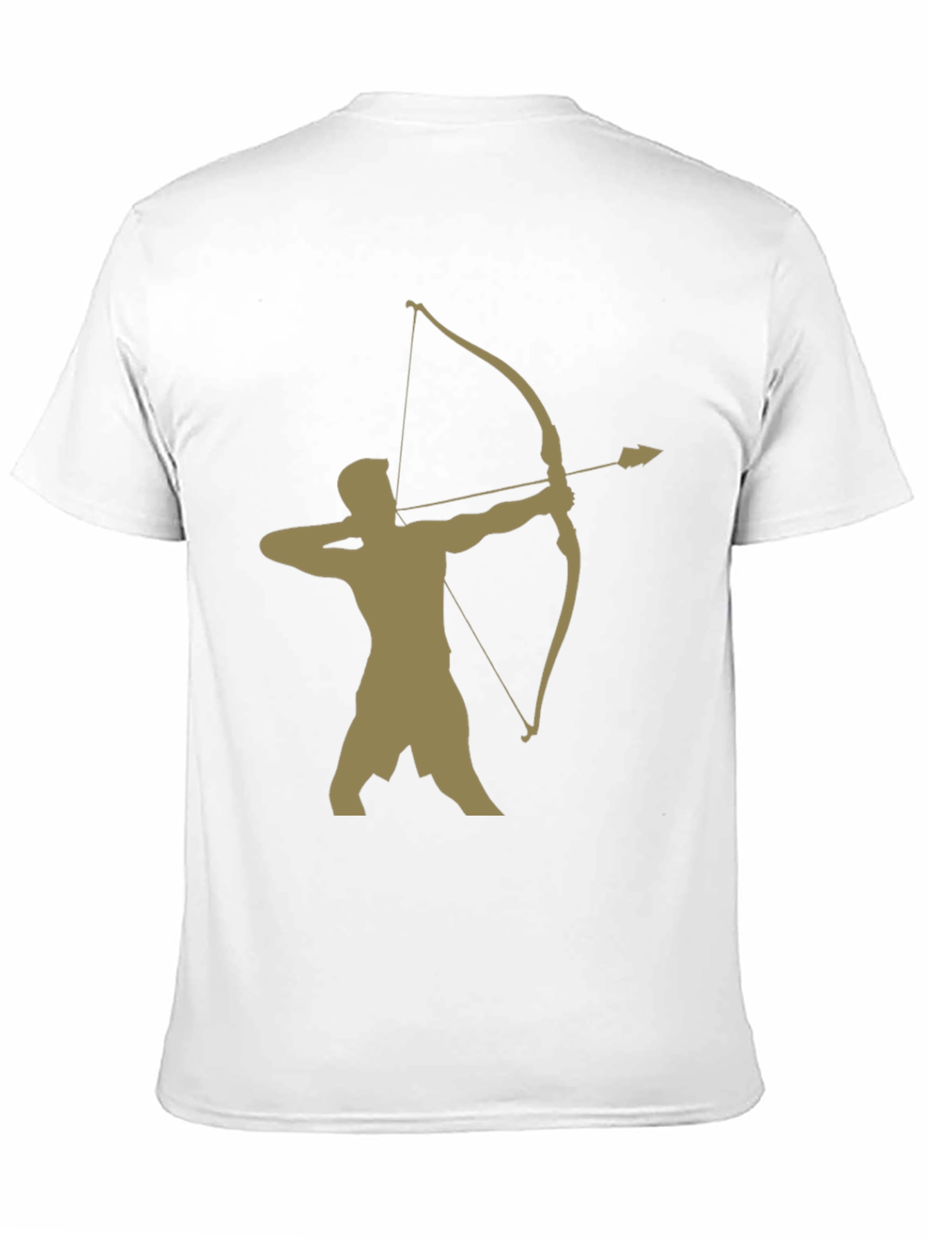 Black Archer Graphic Tee - Black Cotton Blend Casual Wear view 11