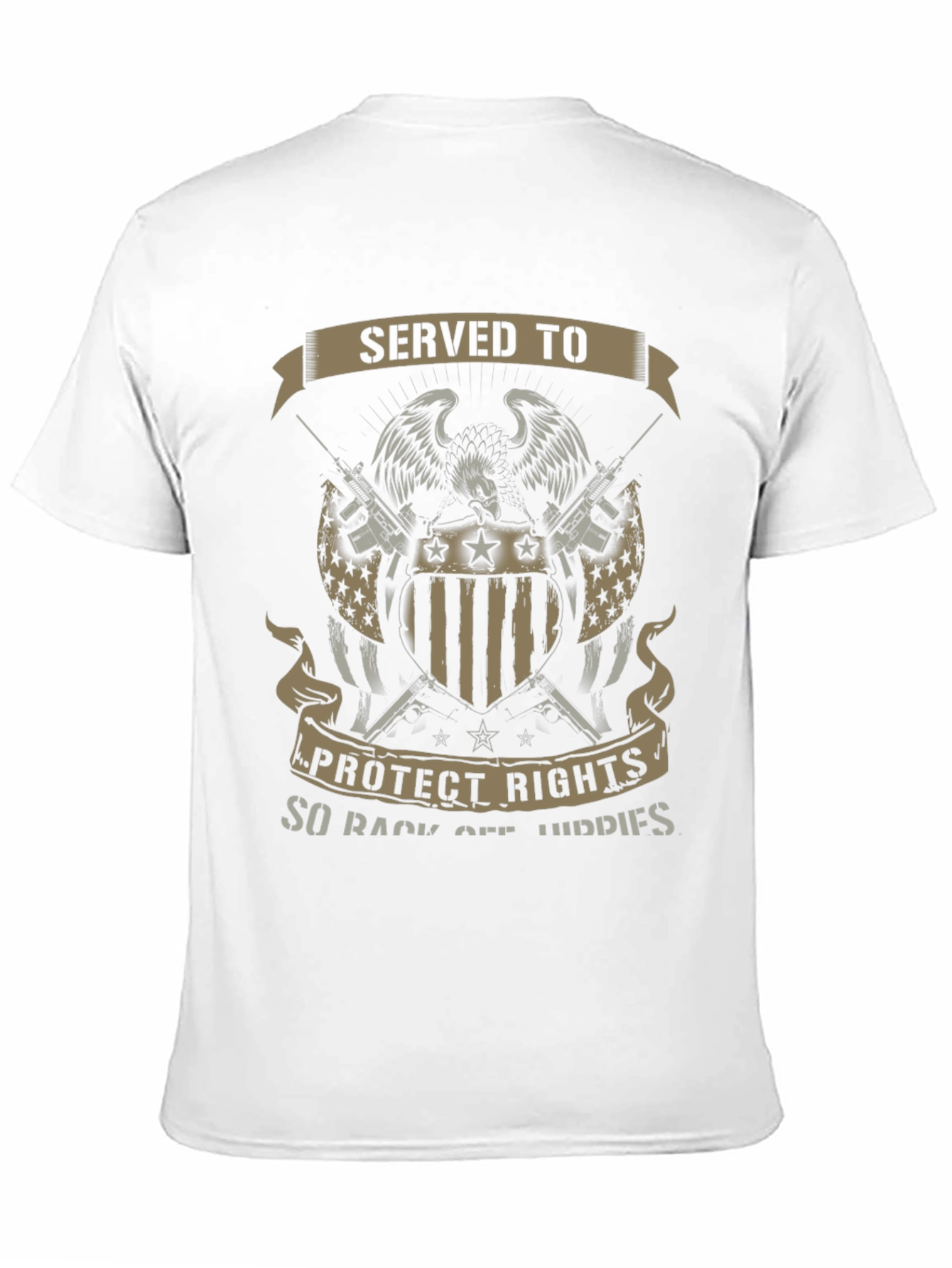 Served to Protect Rights Patriotic T-Shirt - 11