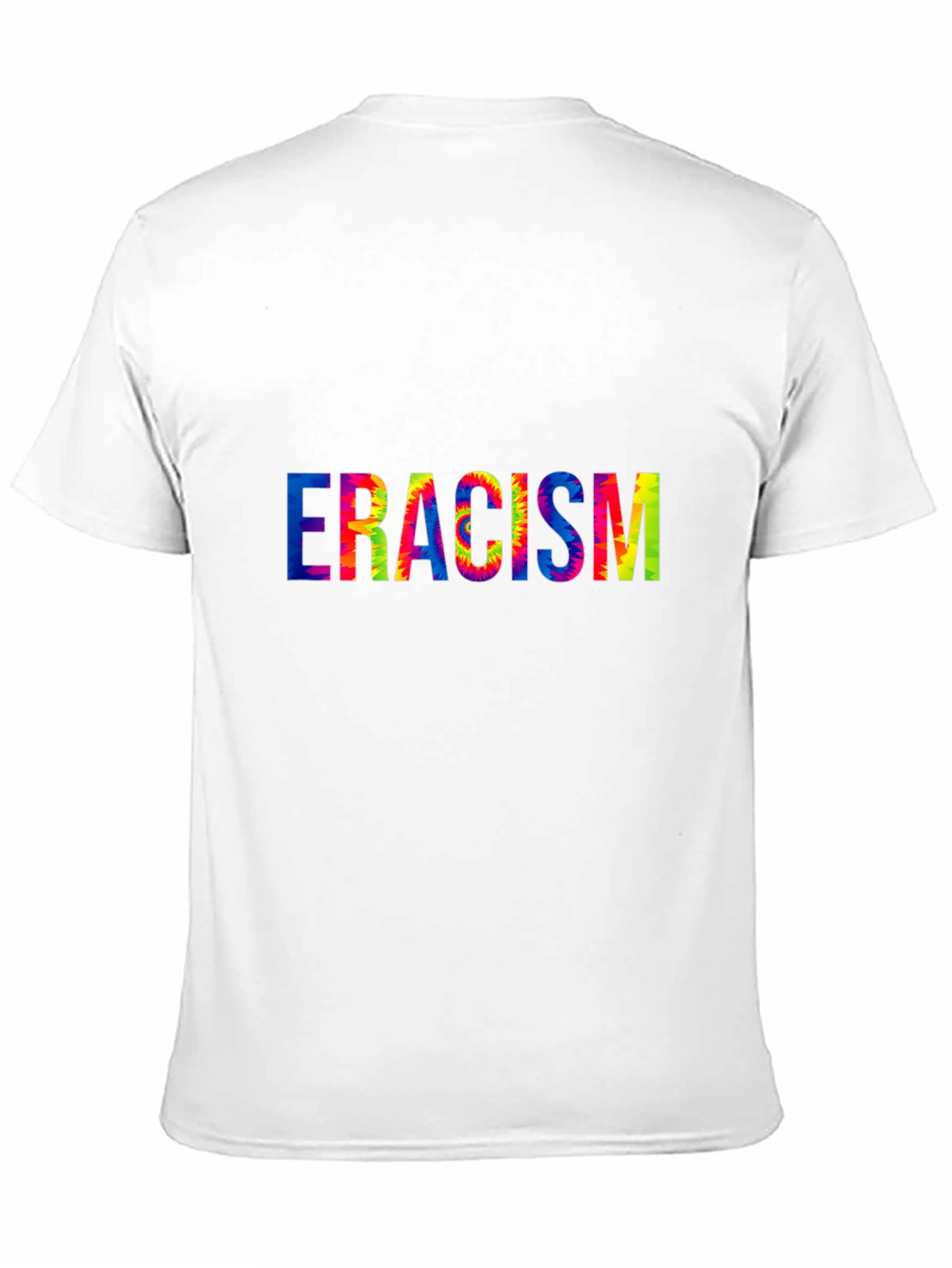 Black Eradicate Racism Tie Dye Graphic Tee view 11