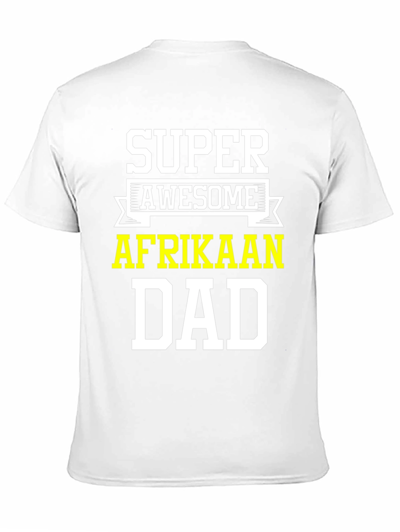 Black Super Awesome Afrikaan Dad T-Shirt view 11