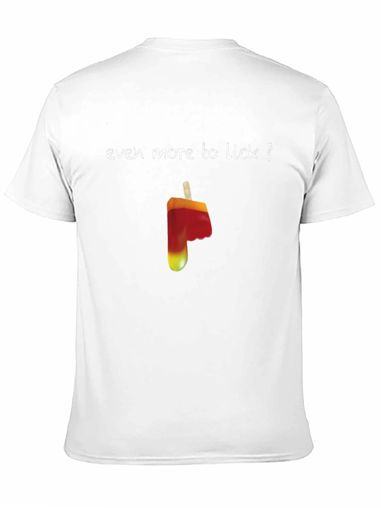 Black Even More to Lick T-Shirt - Novelty Ice Pop Design view 11