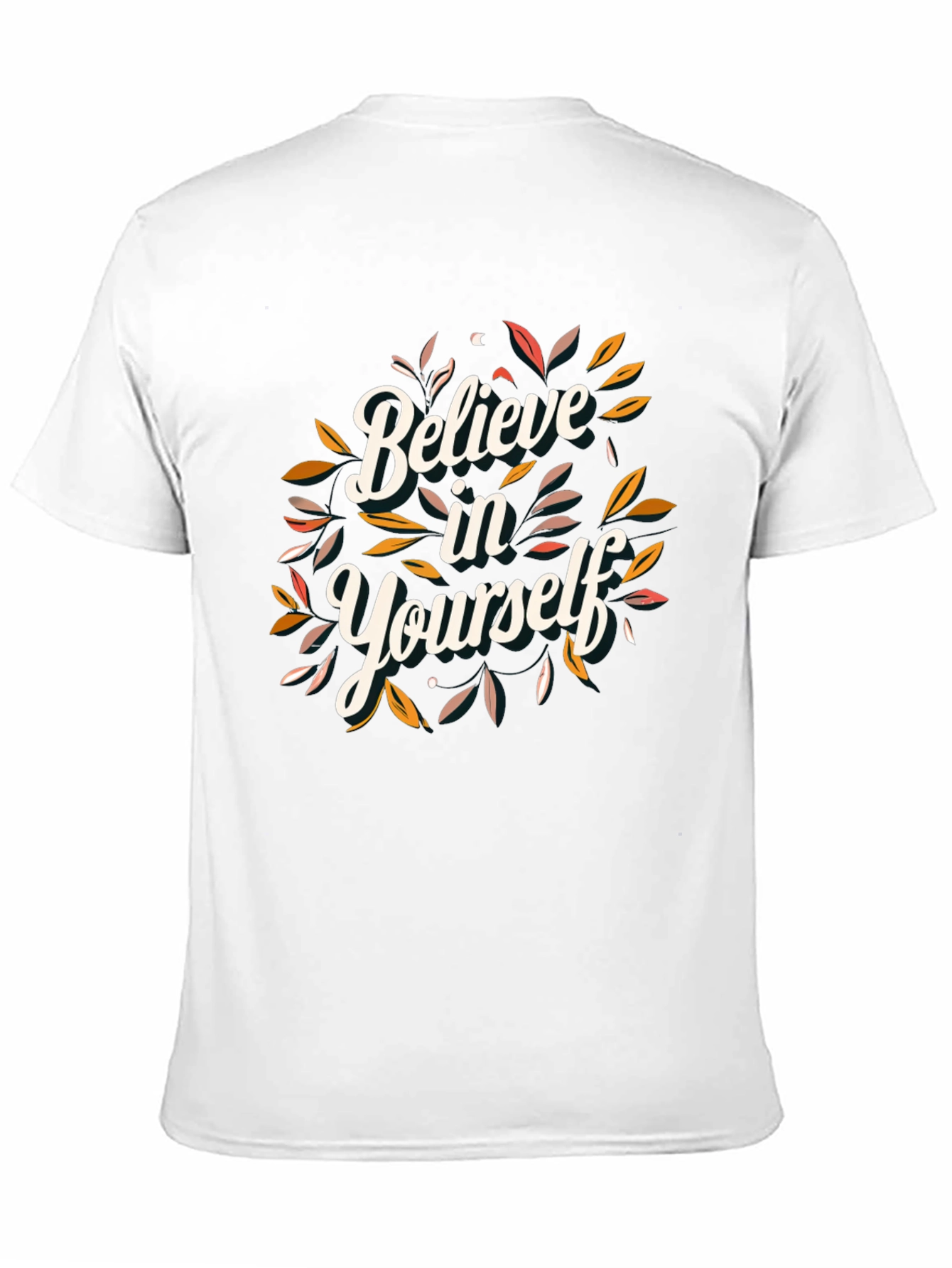 Black Believe in Yourself Graphic Tee view 11