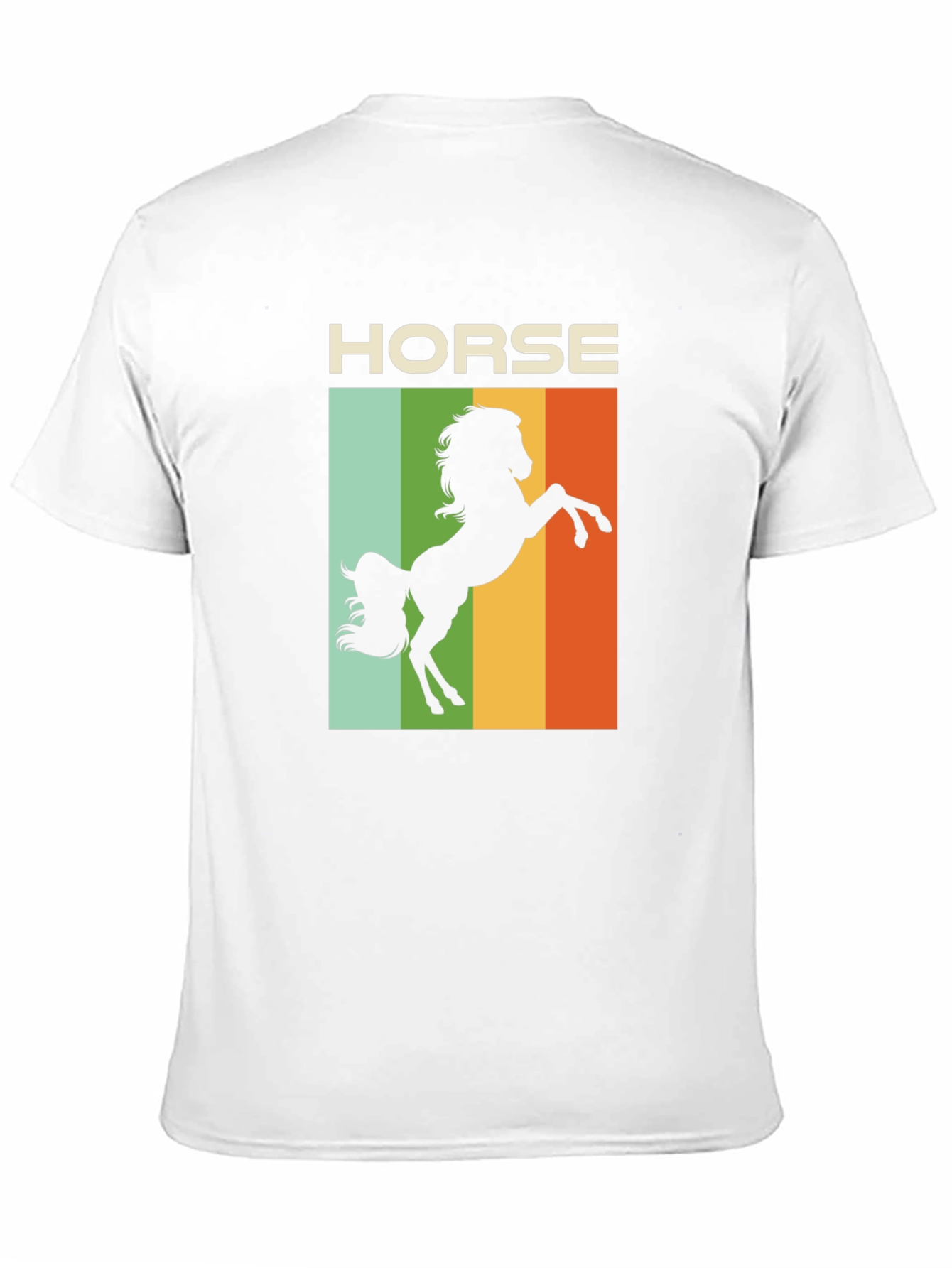 Black Retro Horse T-Shirt - Equestrian Style view 11