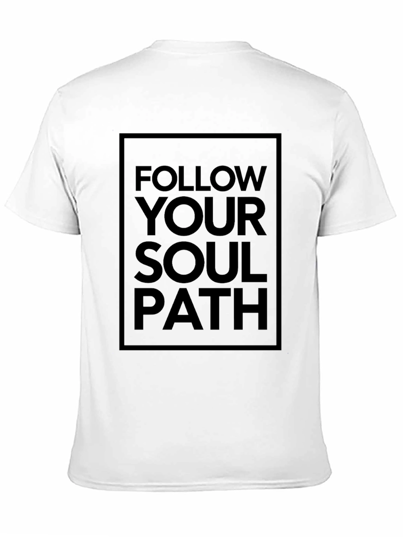 Black Follow Your Soul Path Graphic Tee - Black T-Shirt view 11